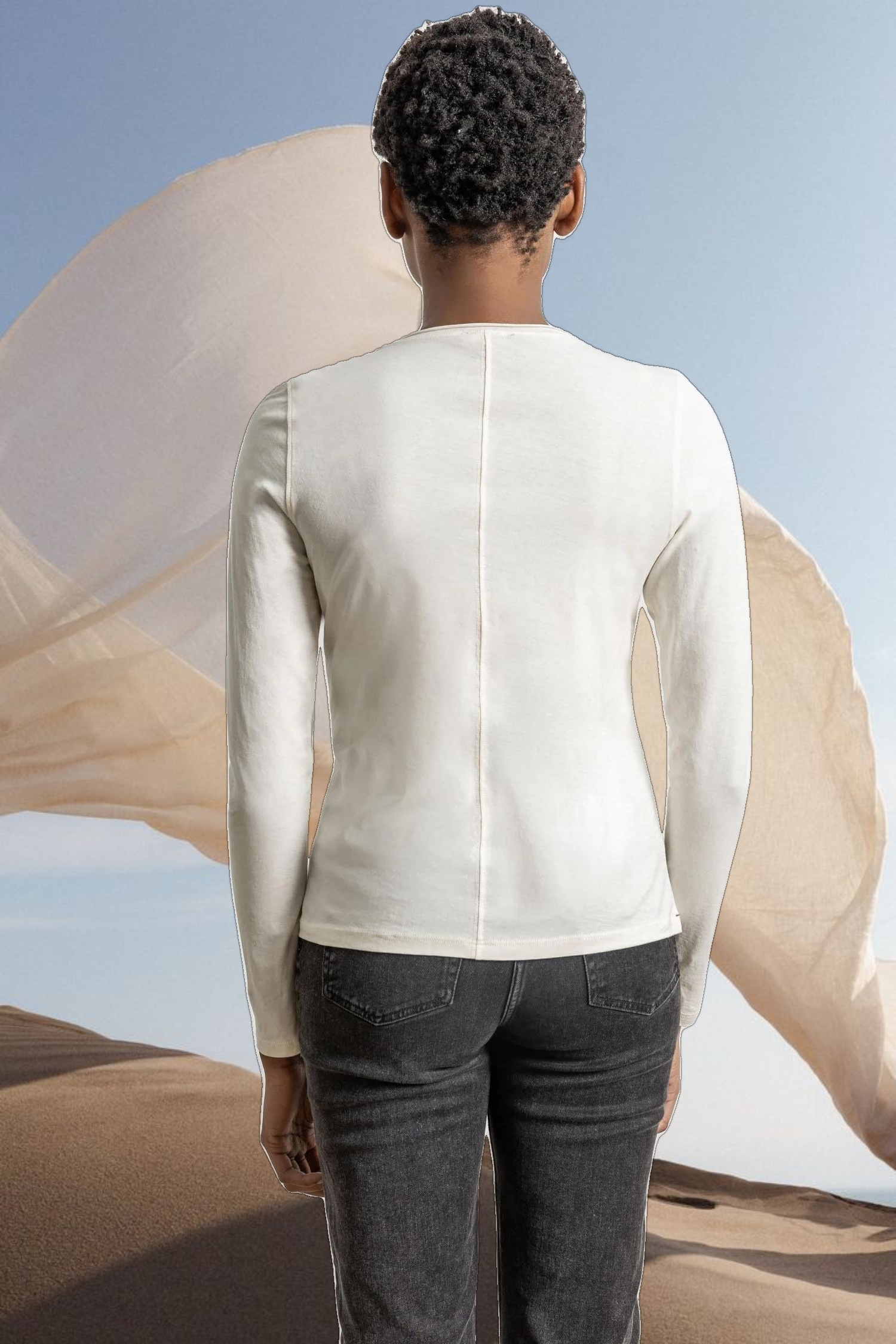 Long Sleeve V-Neck Henley