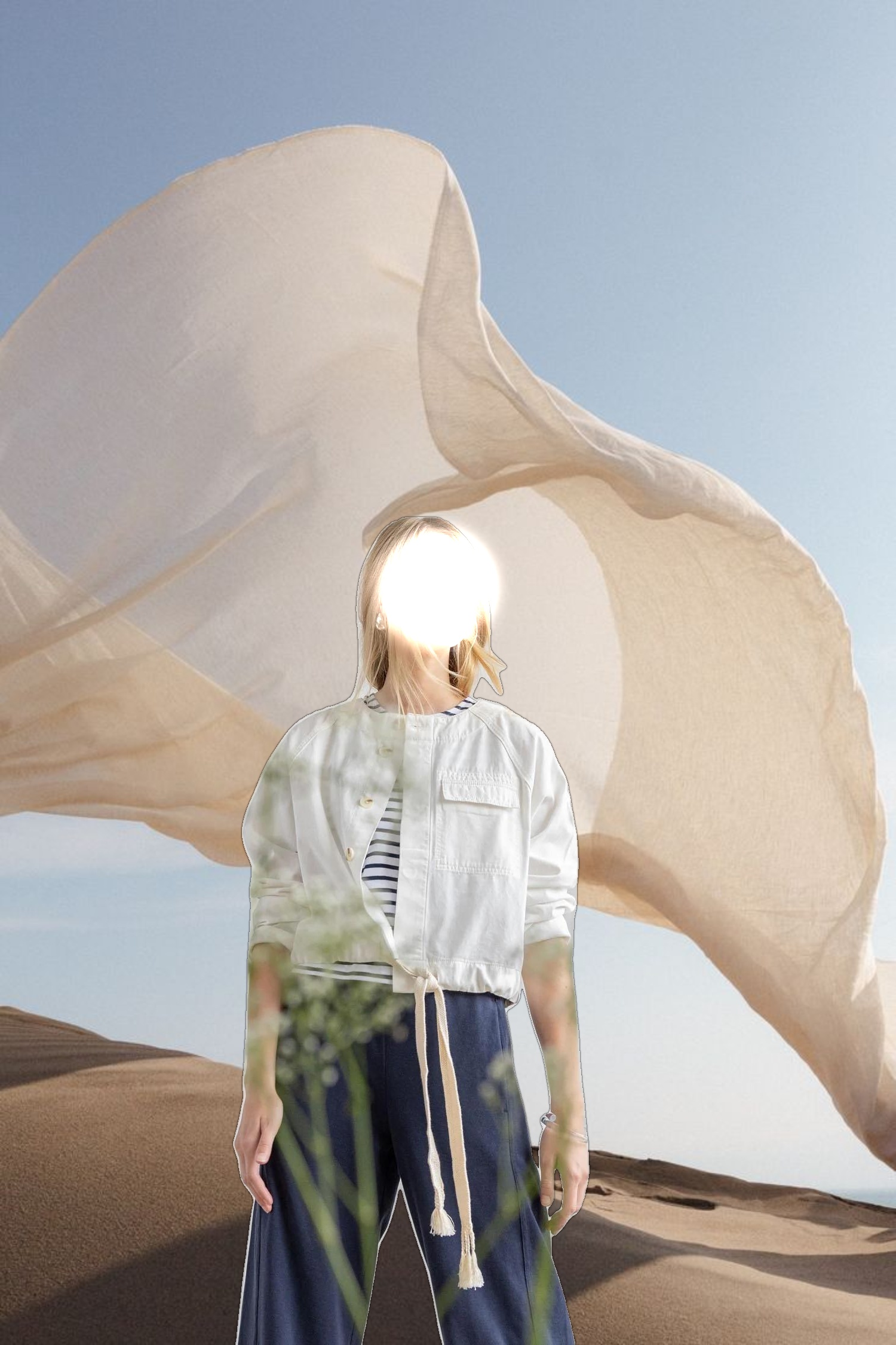 Drawstring Waist Jacket