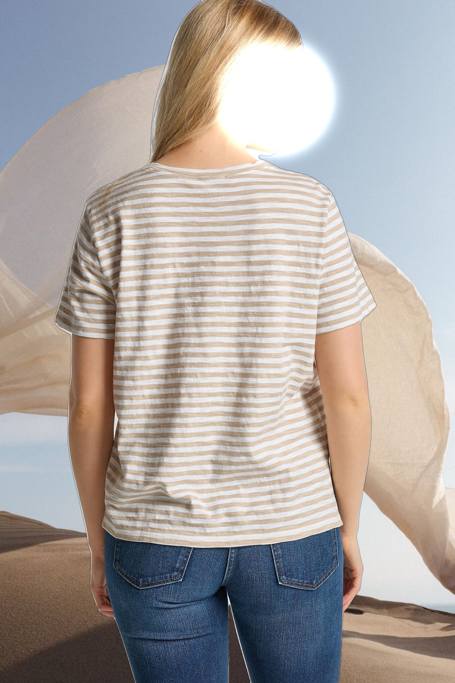 Striped Boyfriend Tee