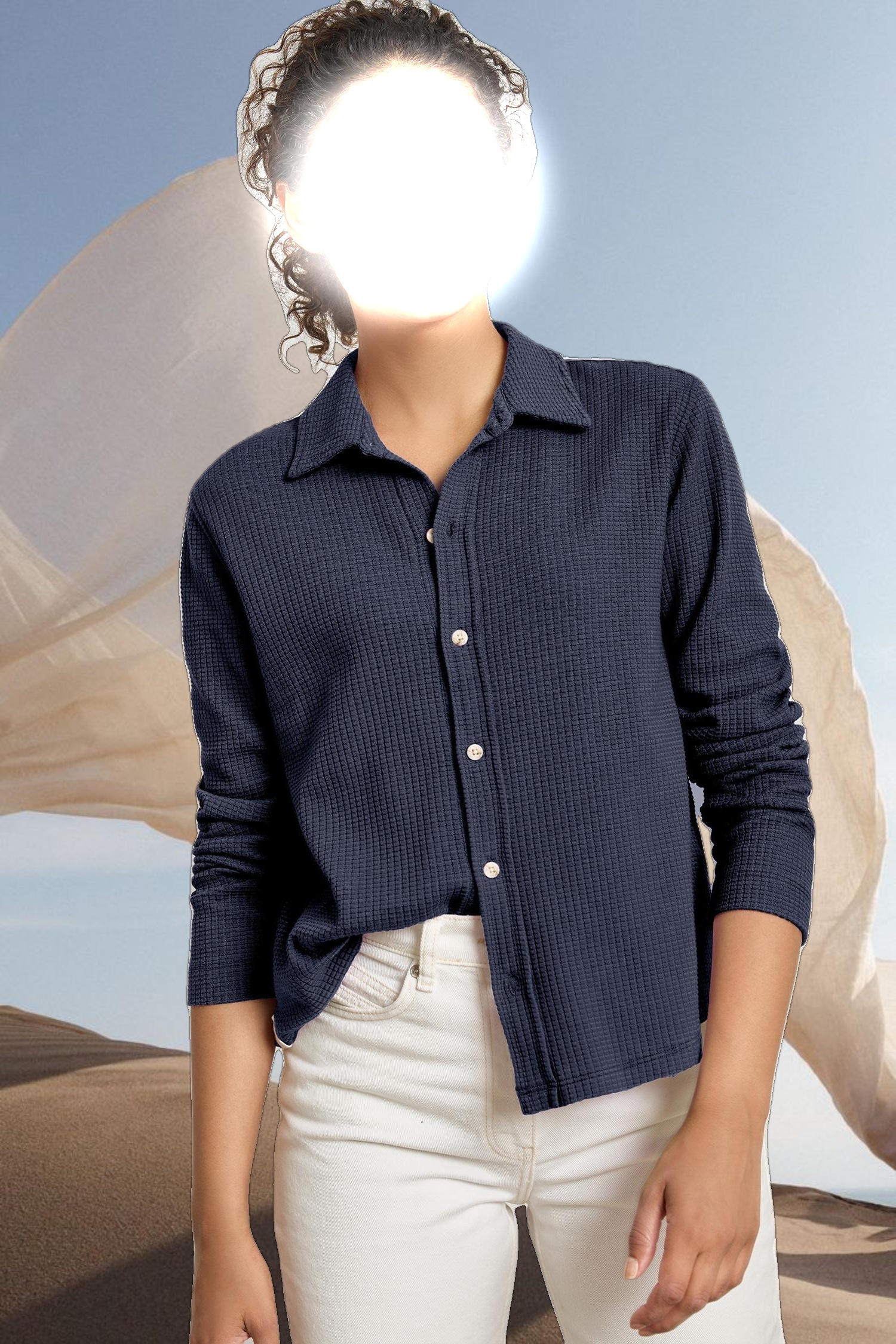 Collared Button Down