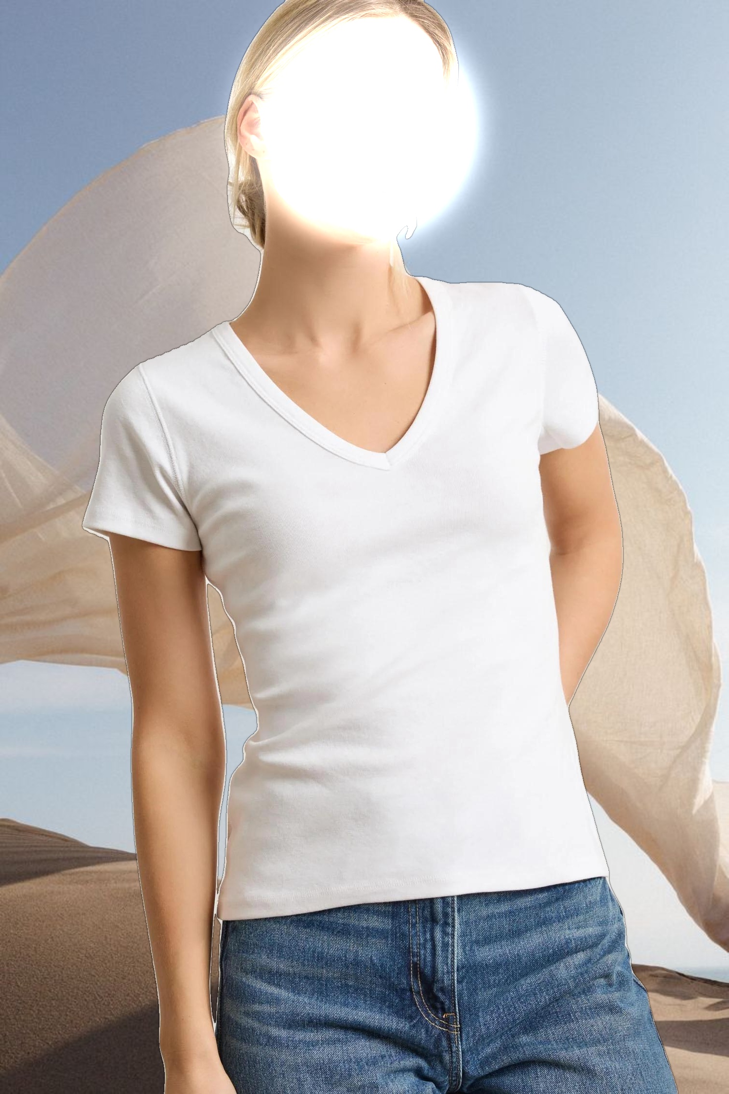 Short Sleeve V-Neck
