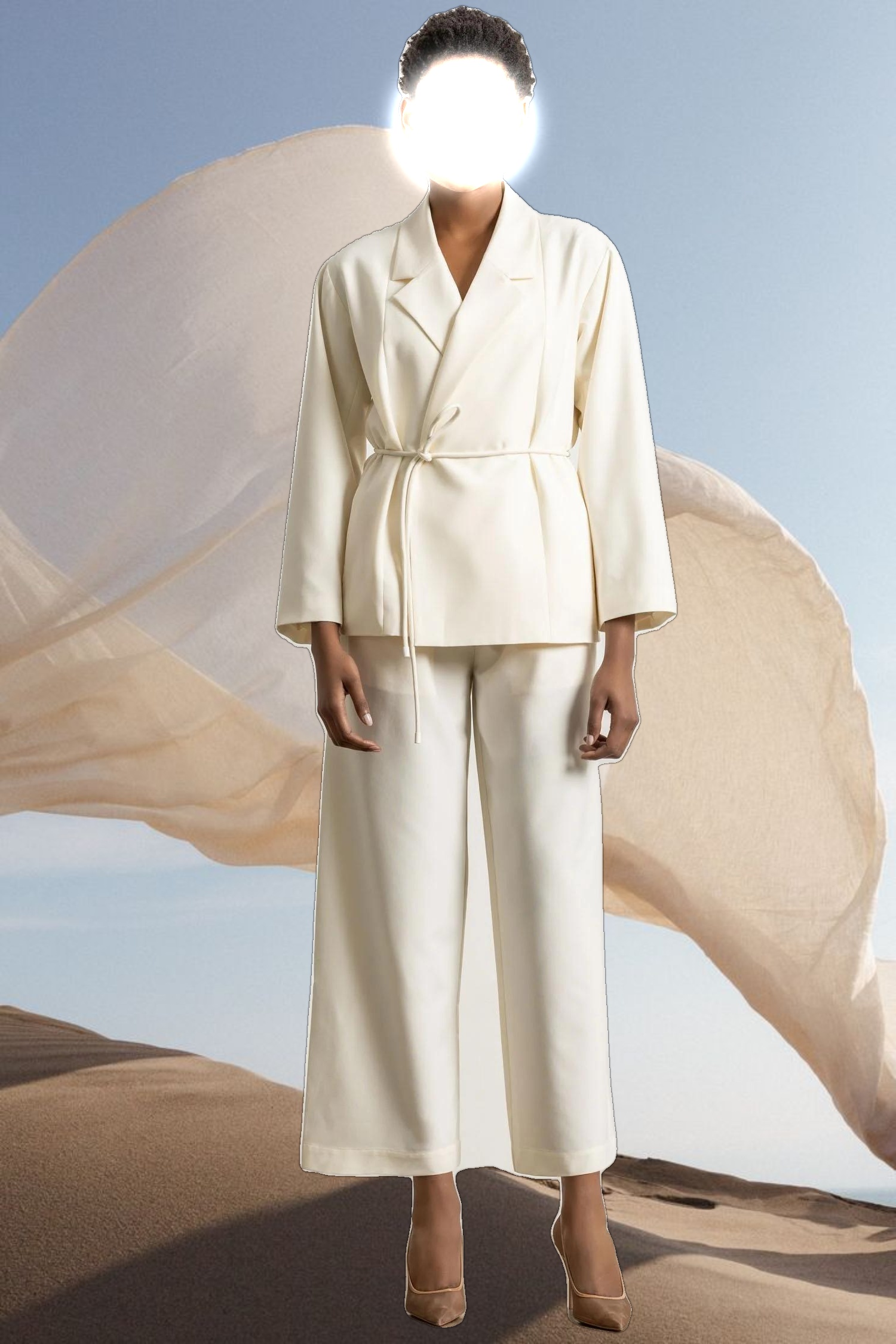 Wide Leg Pull On Pant