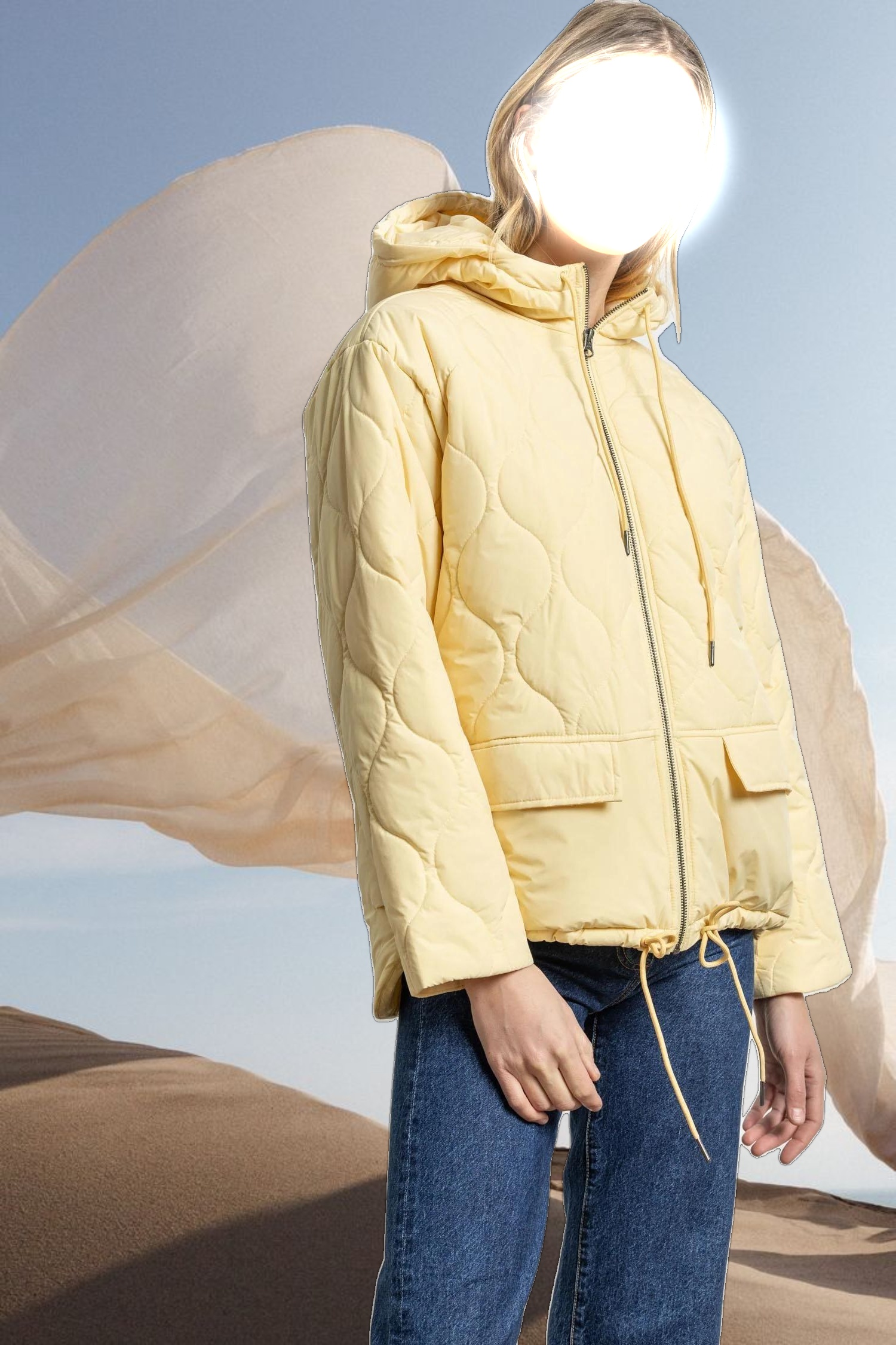 Nylon Quilted Jacket