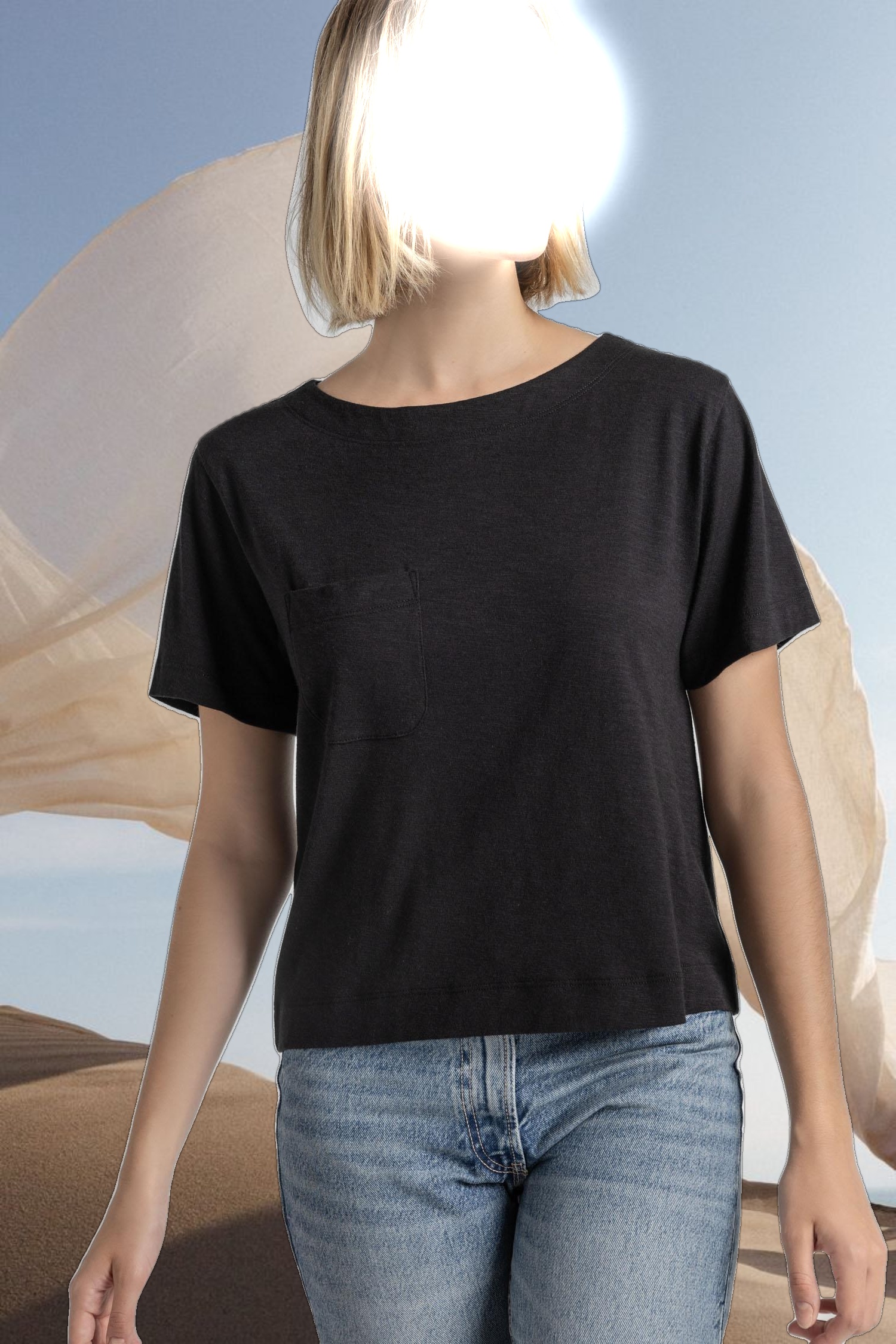 Easy Short Sleeve Pocket Tee