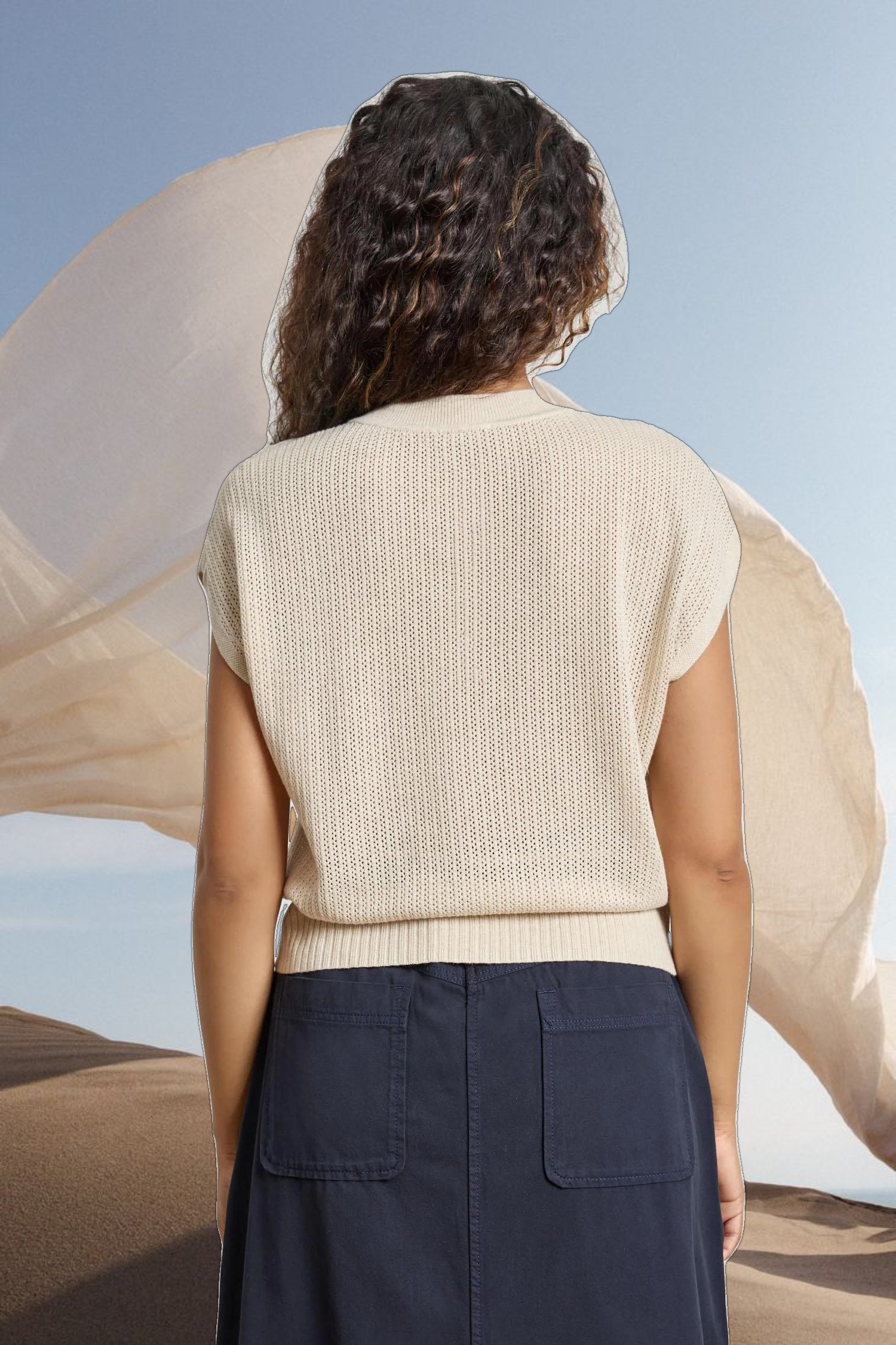 Short Sleeve Crewneck Sweater