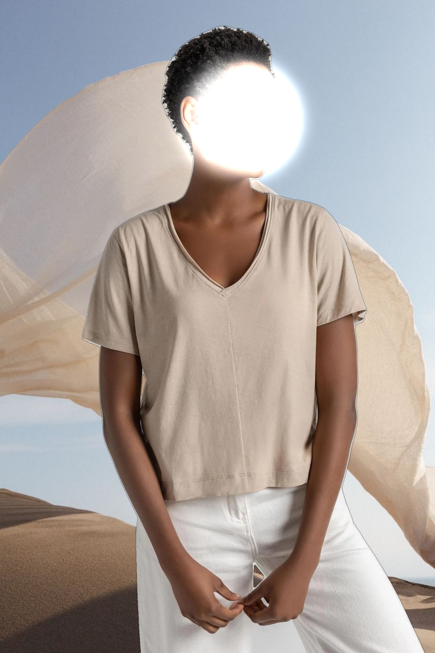 Easy Short Sleeve V-Neck