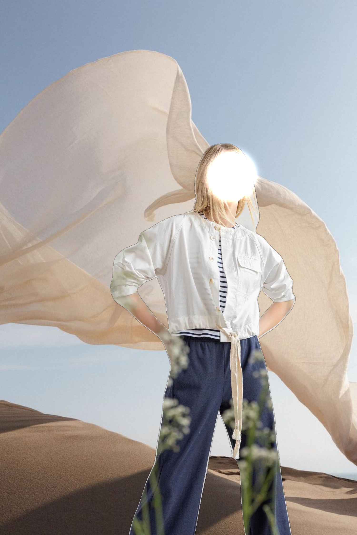 Drawstring Waist Jacket