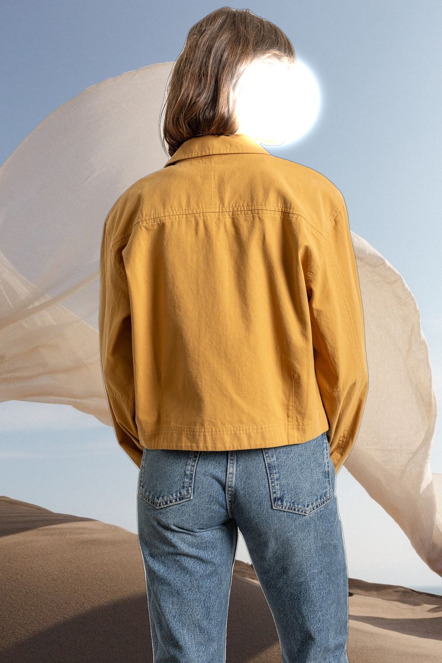 Contrast Trim Jacket