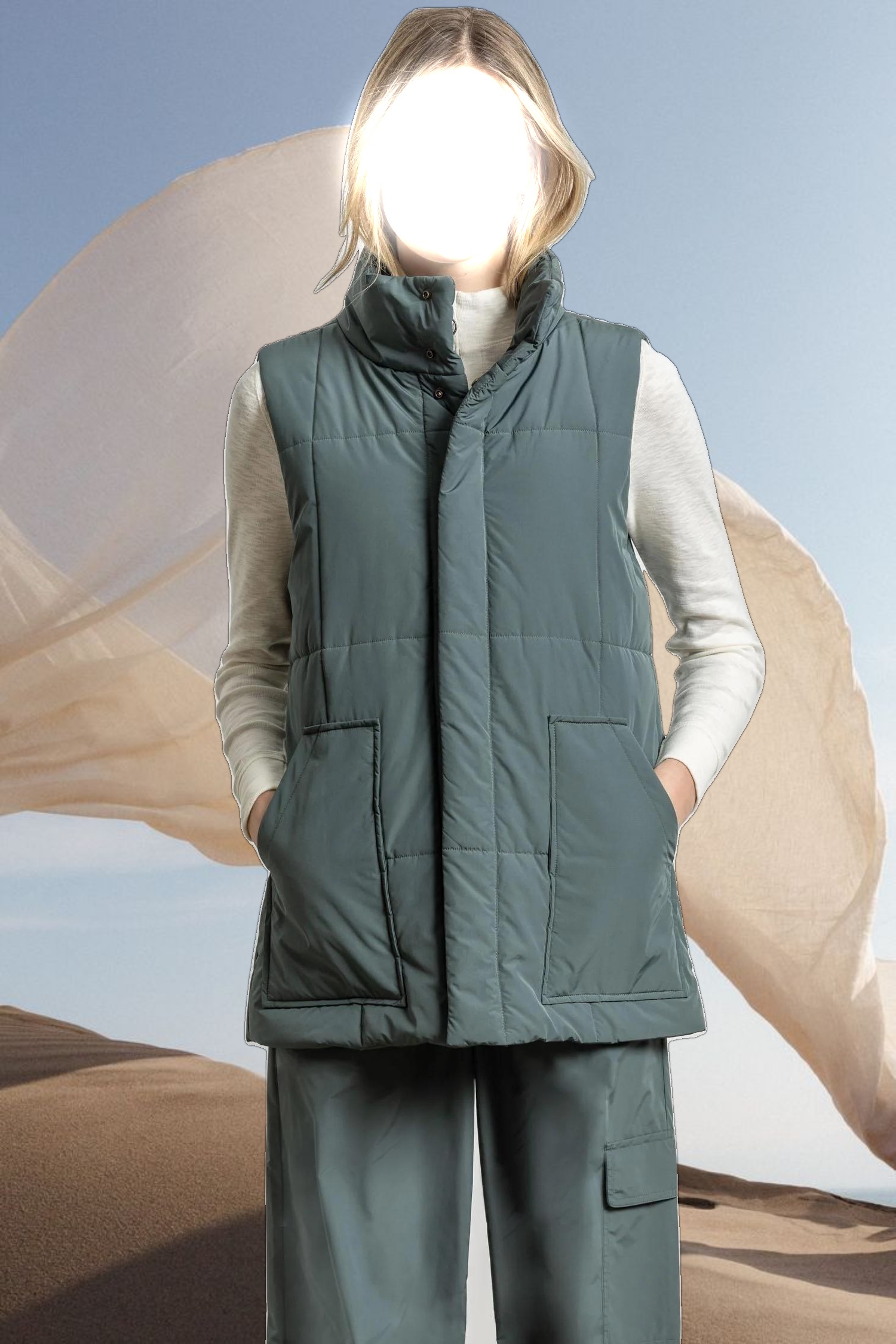 Nylon Long Vest