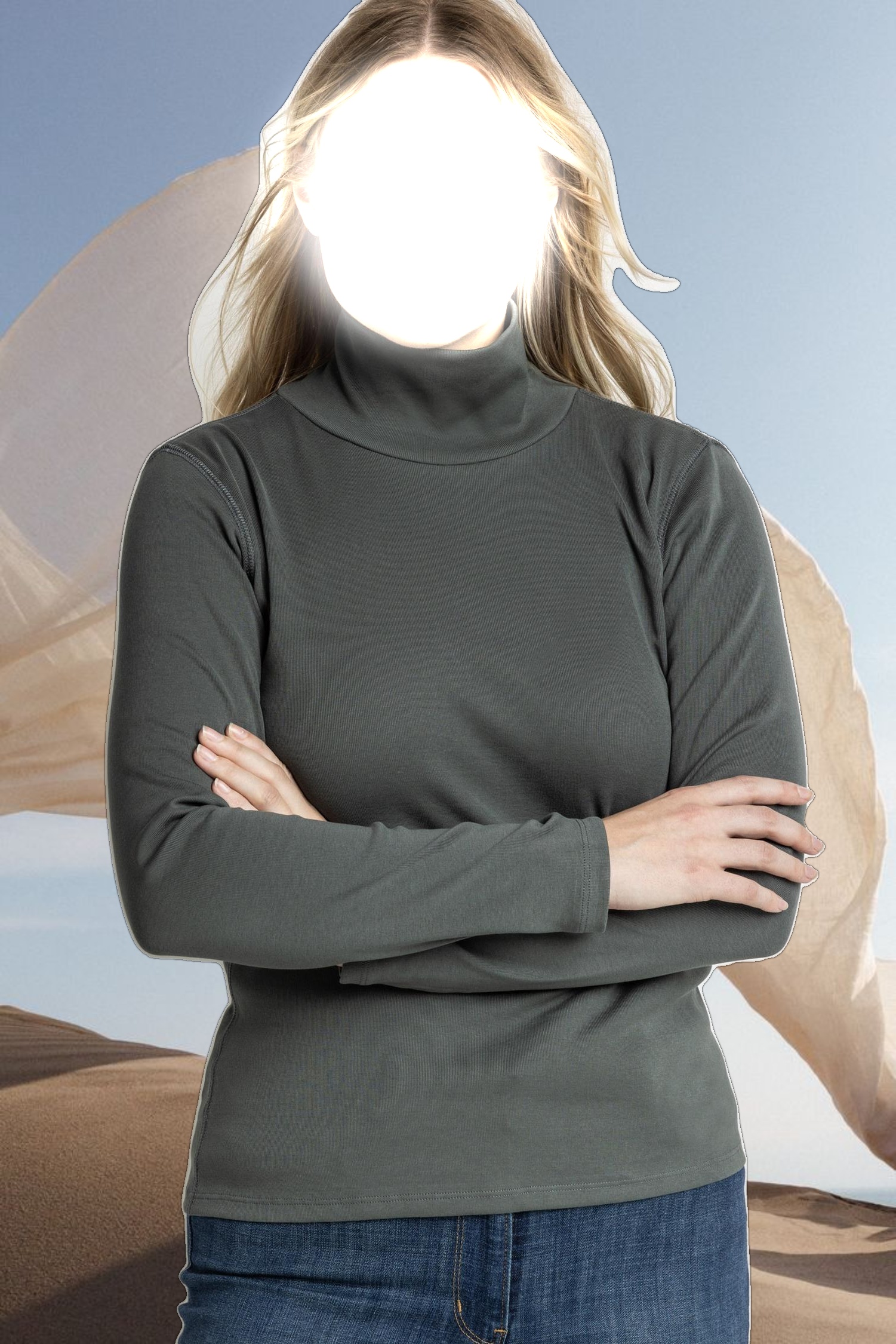 Long Sleeve Turtleneck Tee