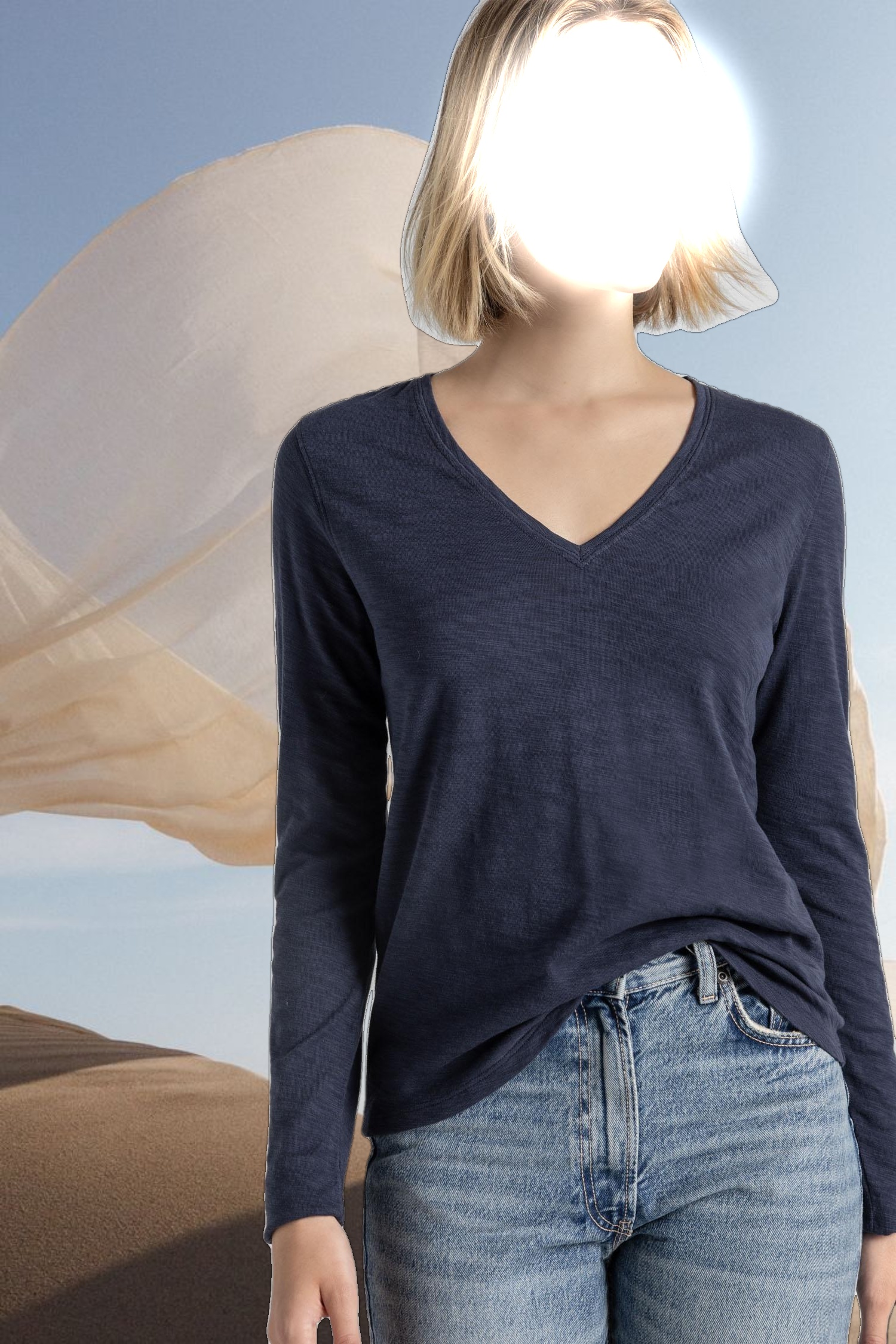 Long Sleeve V-Neck