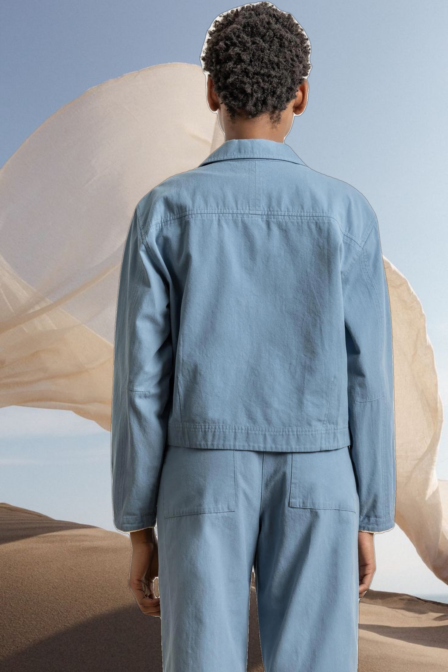 Contrast Trim Jacket