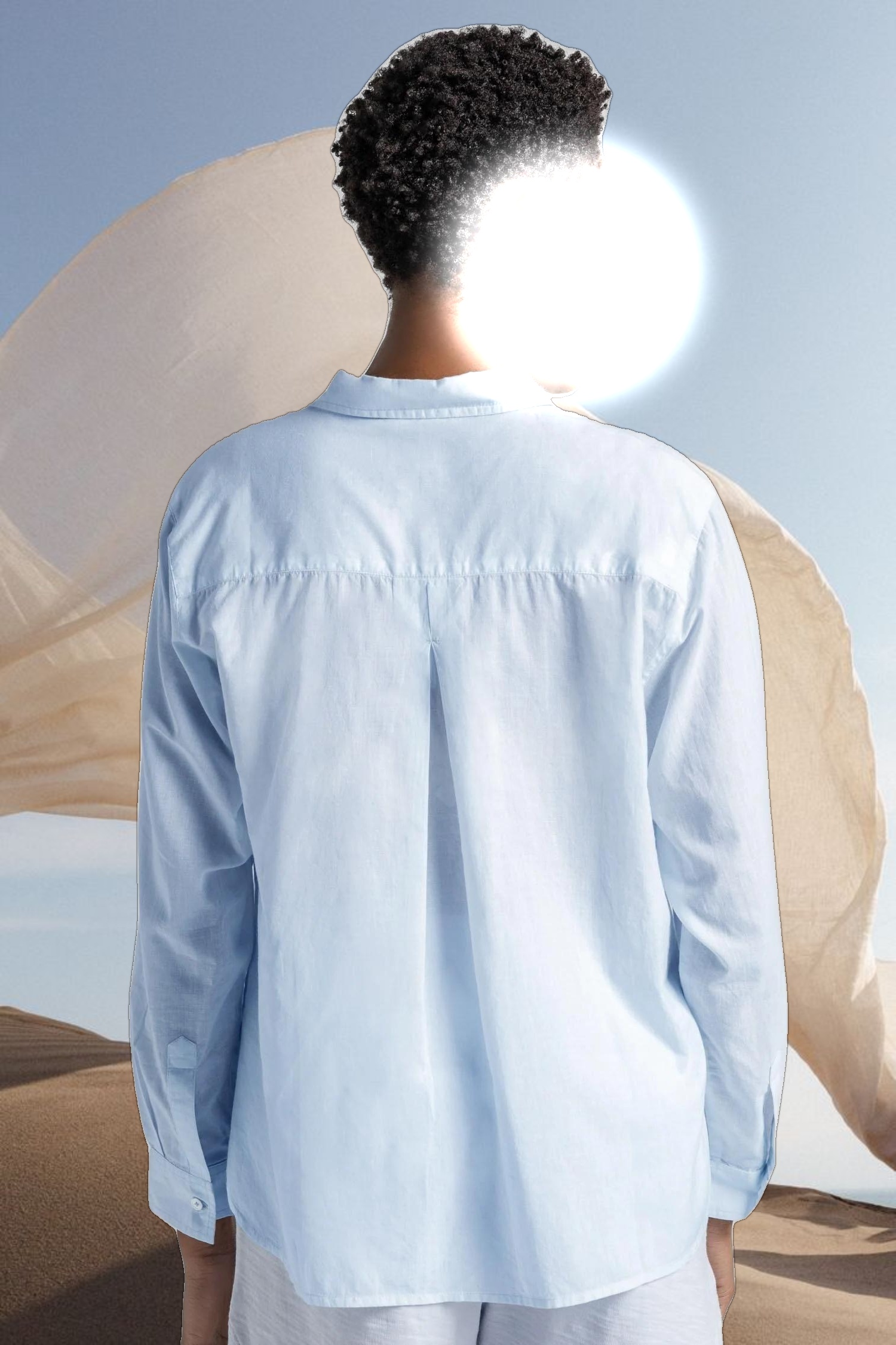 Relaxed Long Sleeve Button Down