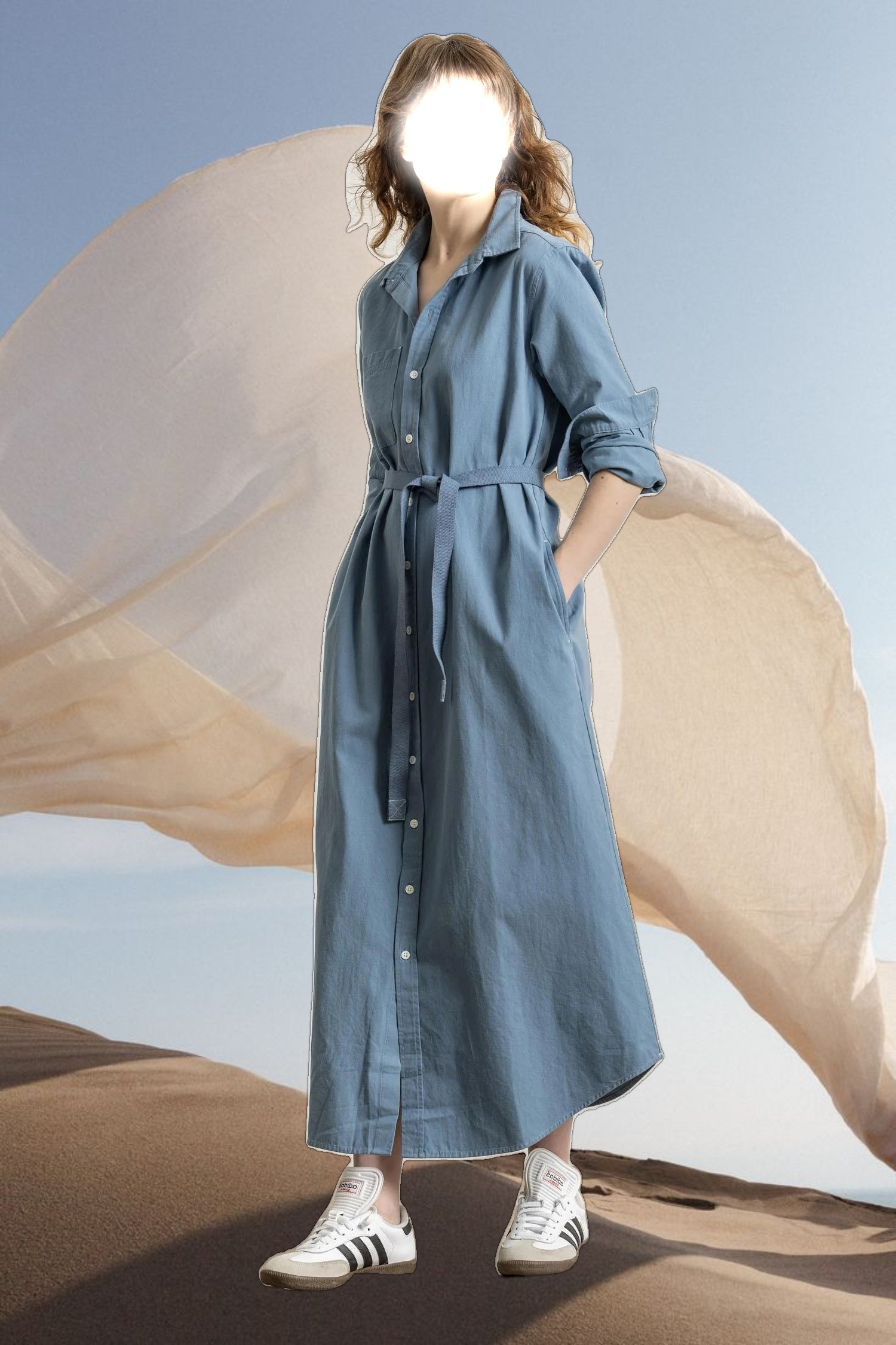 Maxi Shirt Dress