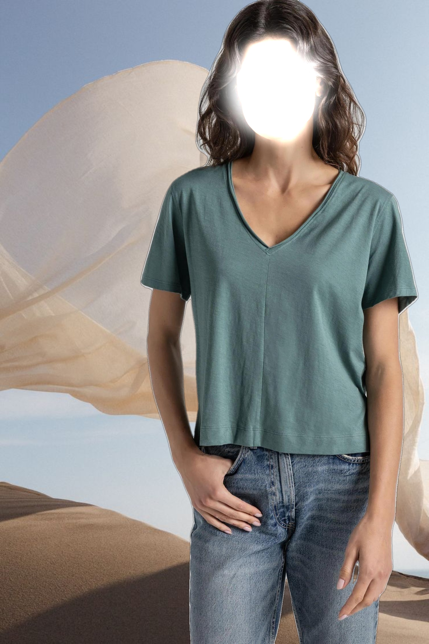 Easy Short Sleeve V-Neck