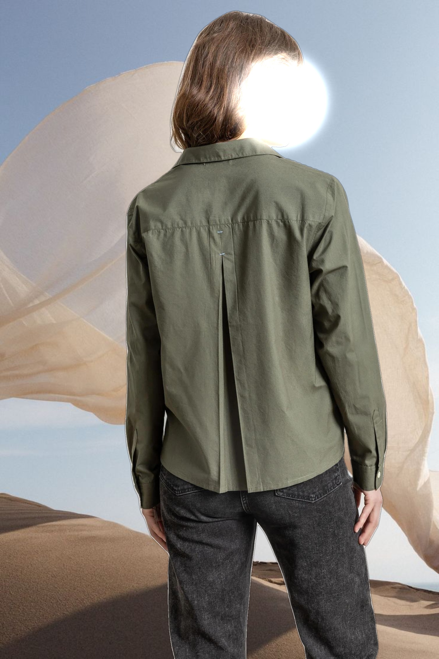 Easy Poplin Button Down