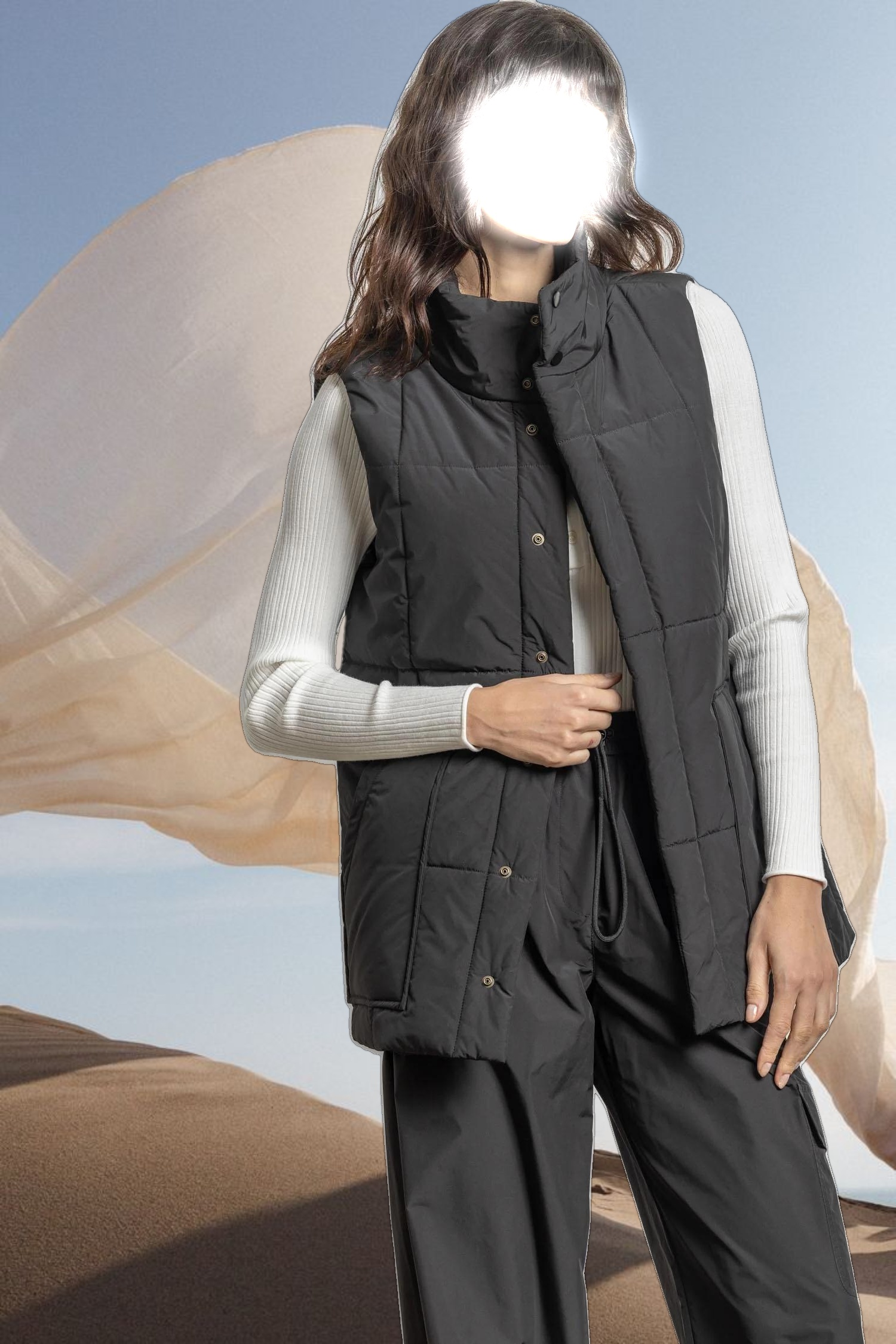 Nylon Long Vest