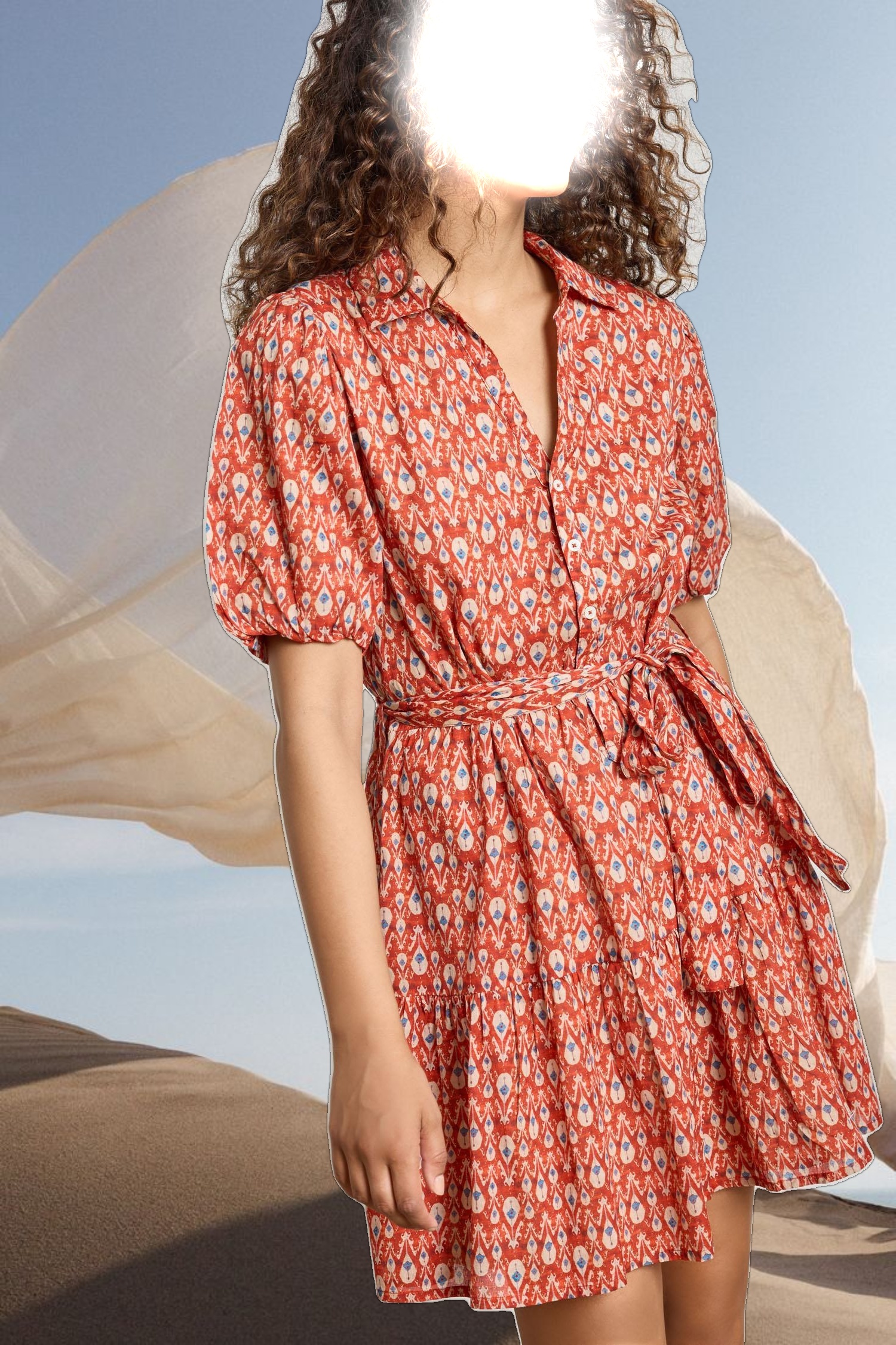 Short Sleeve Tiered Peplum Dress