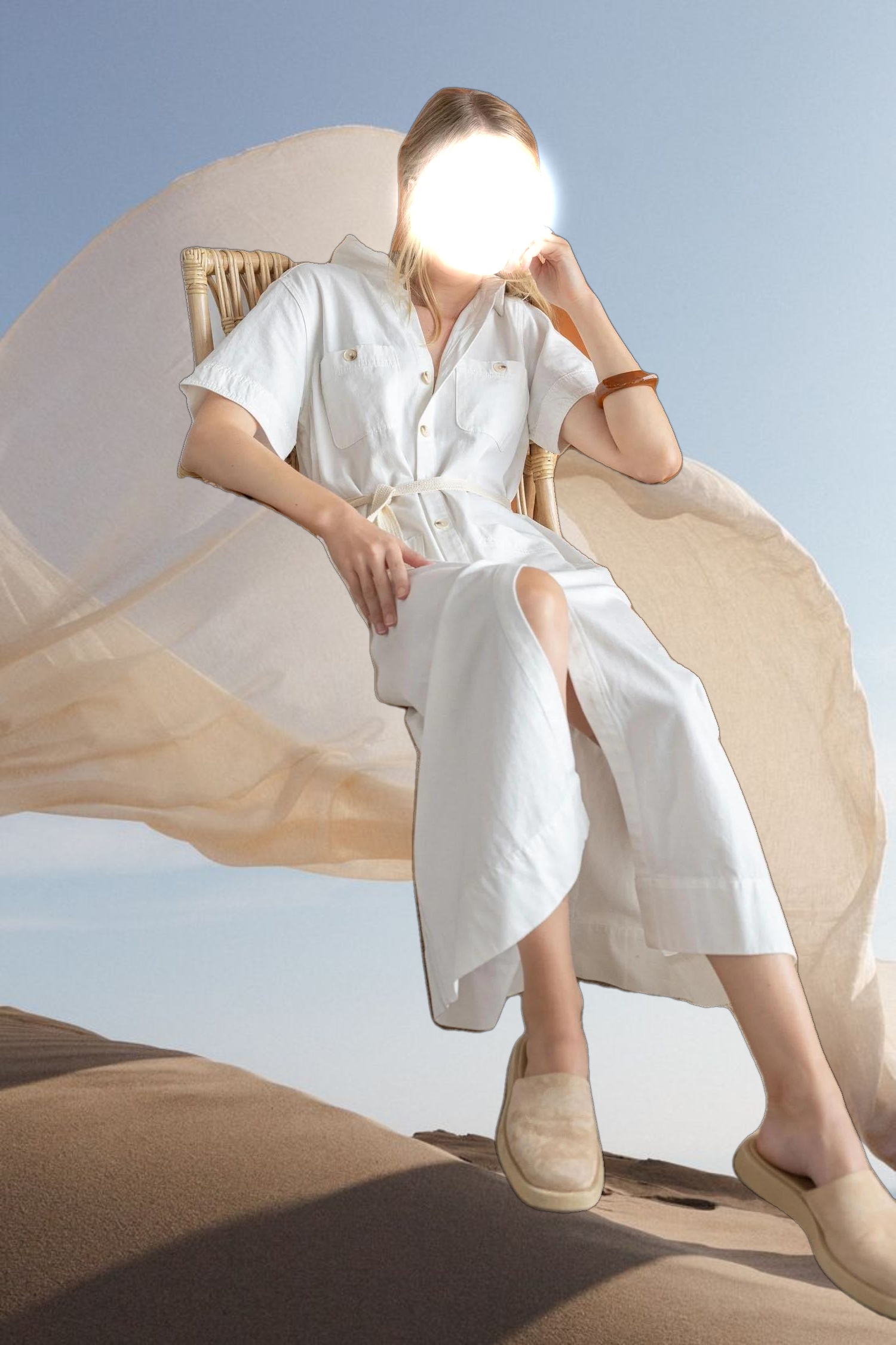 Short Sleeve Maxi Shirt Dress