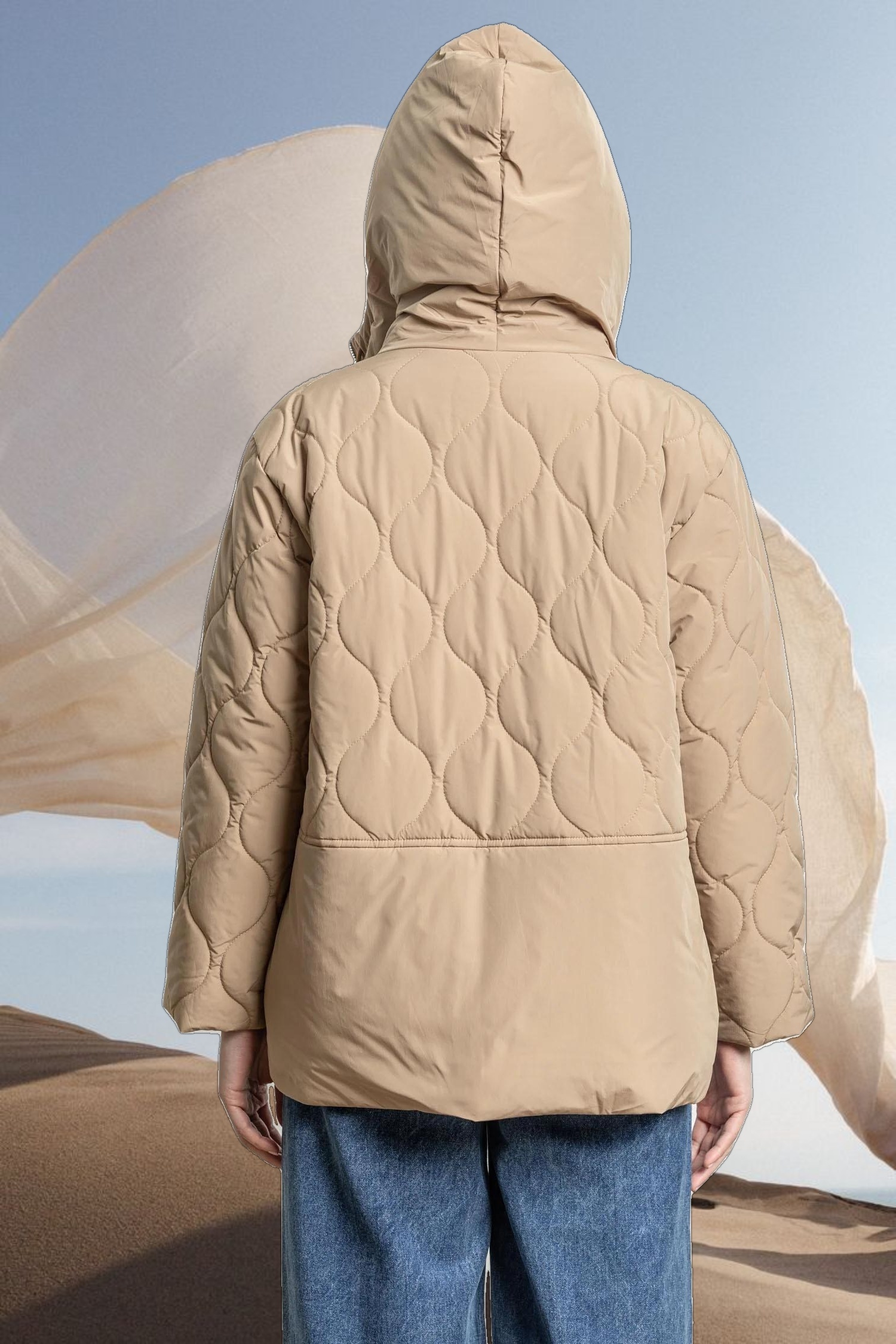 Nylon Quilted Jacket