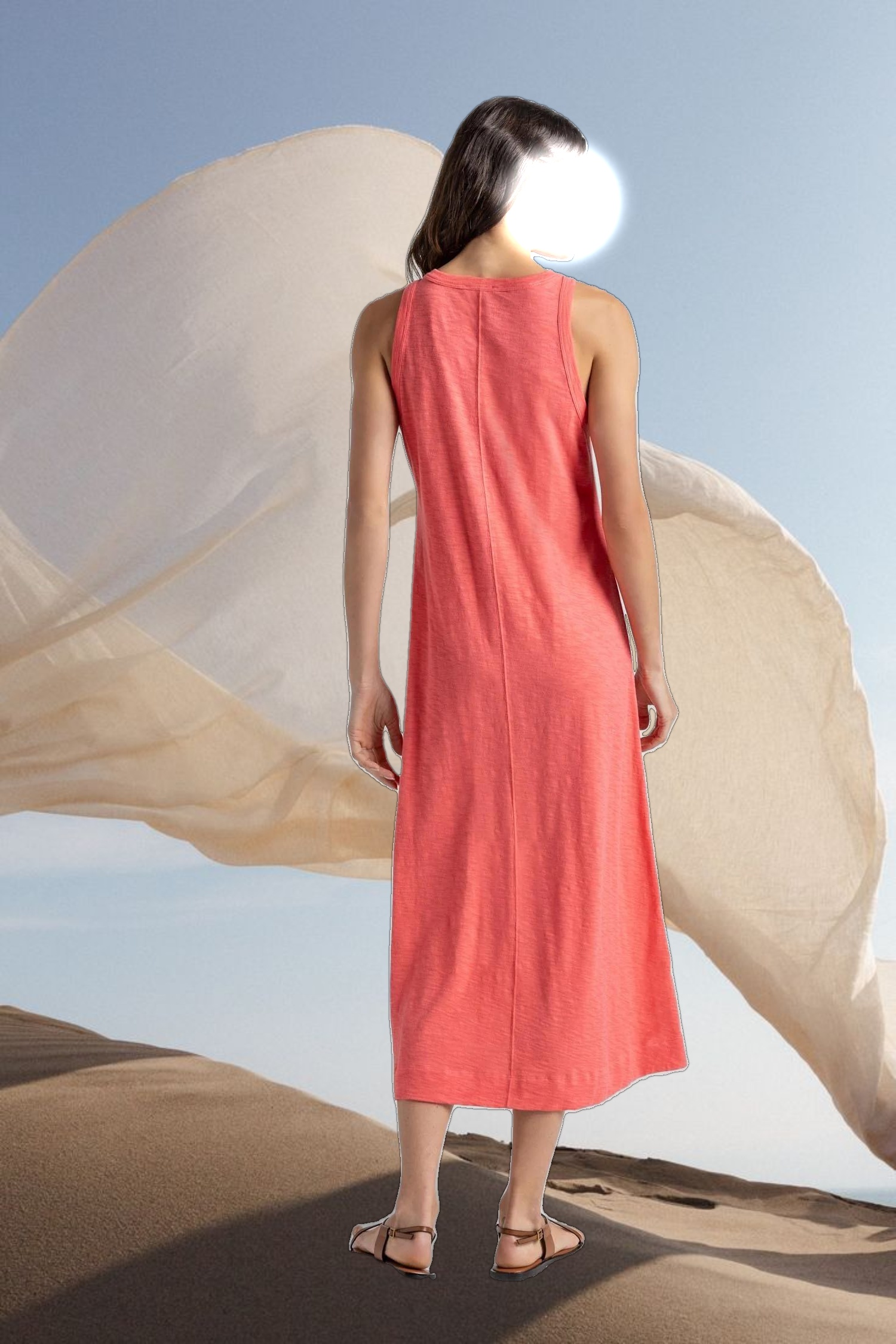 Jewel Neck Tank Dress