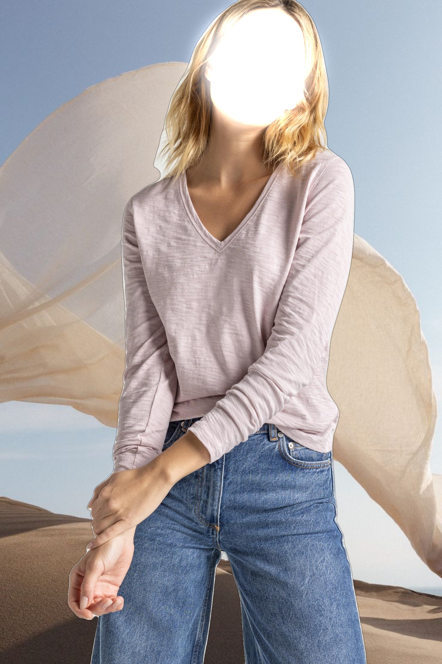 Long Sleeve V-Neck