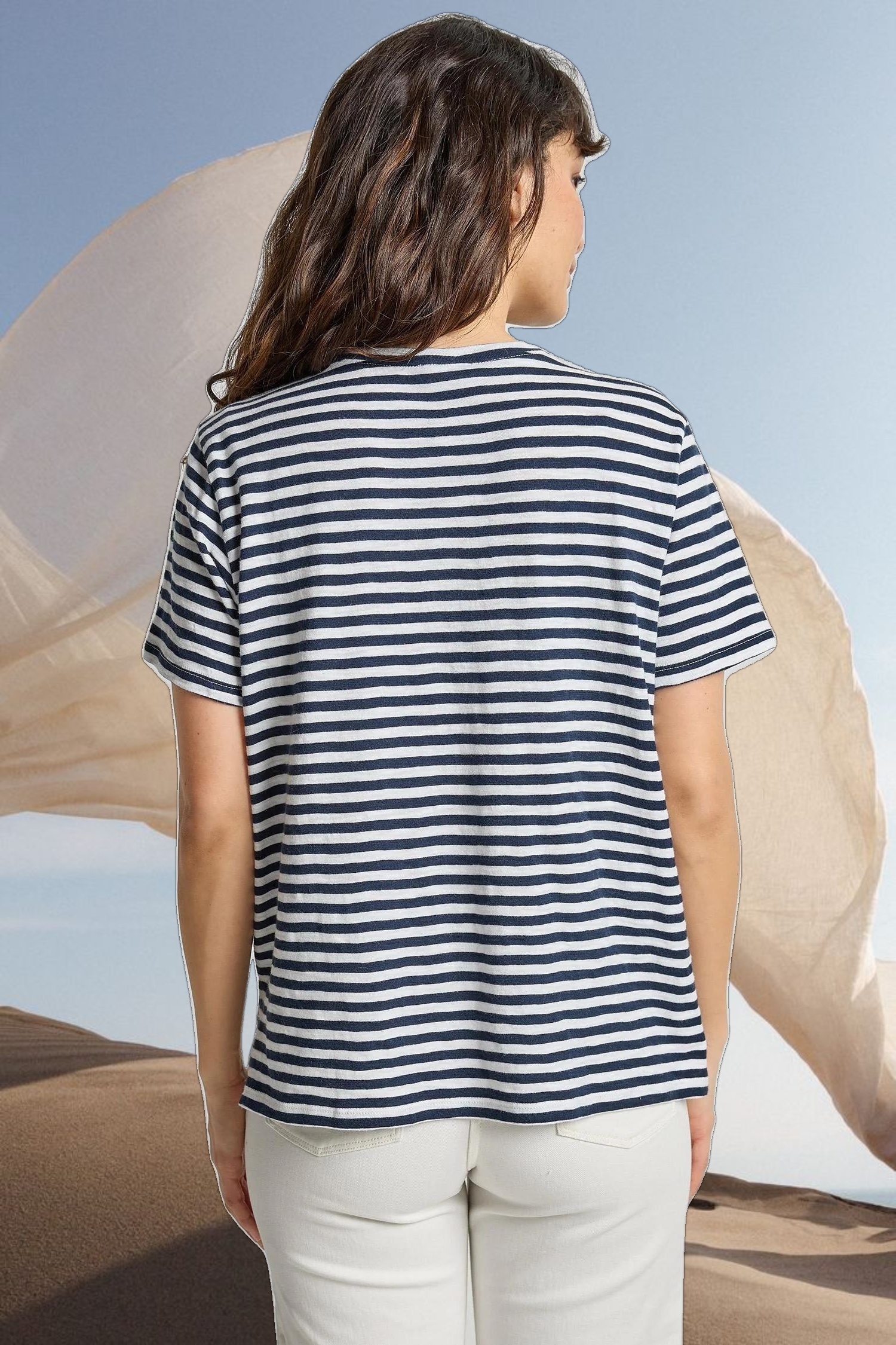 Striped Boyfriend Tee