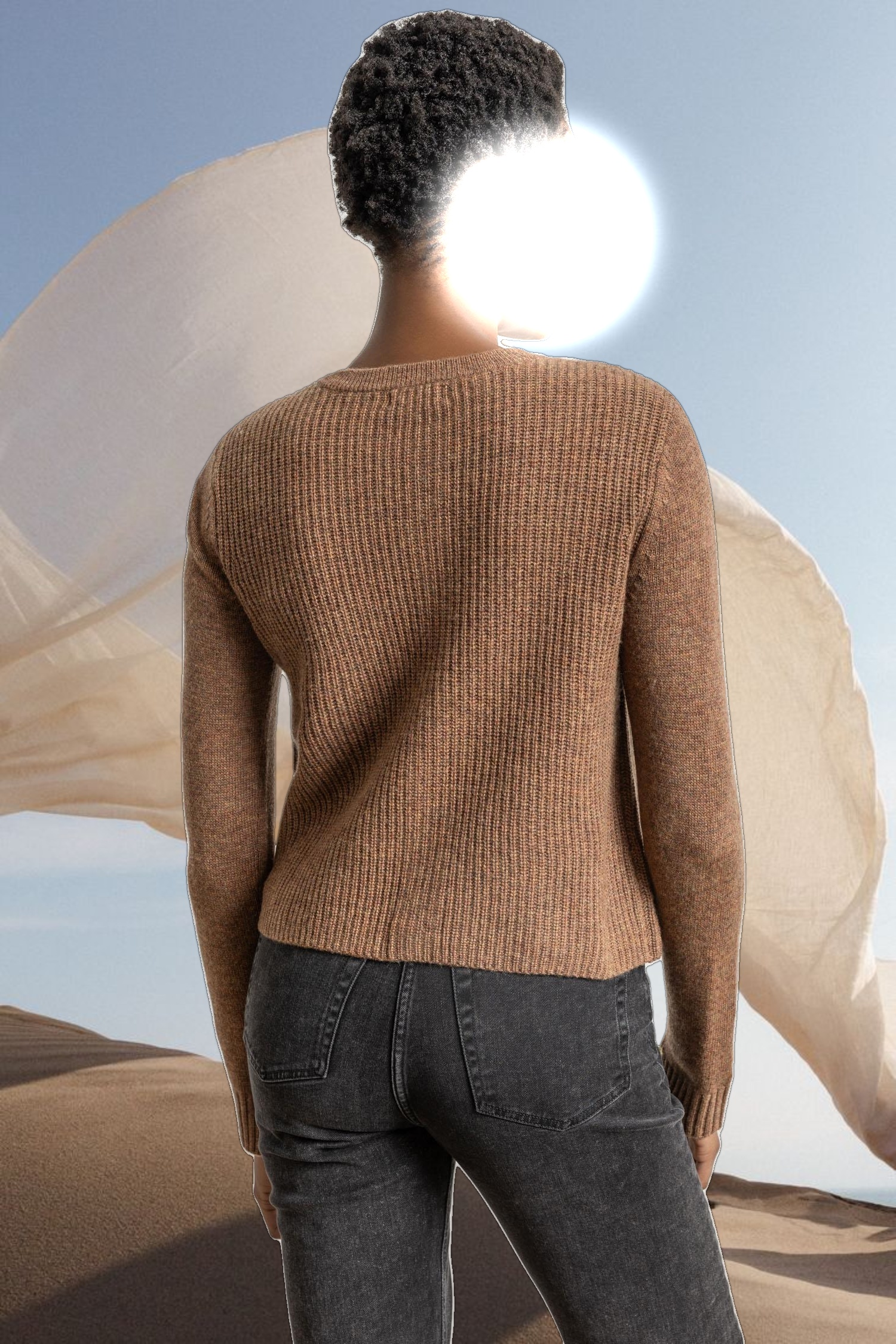 Ribbed Cardigan Sweater