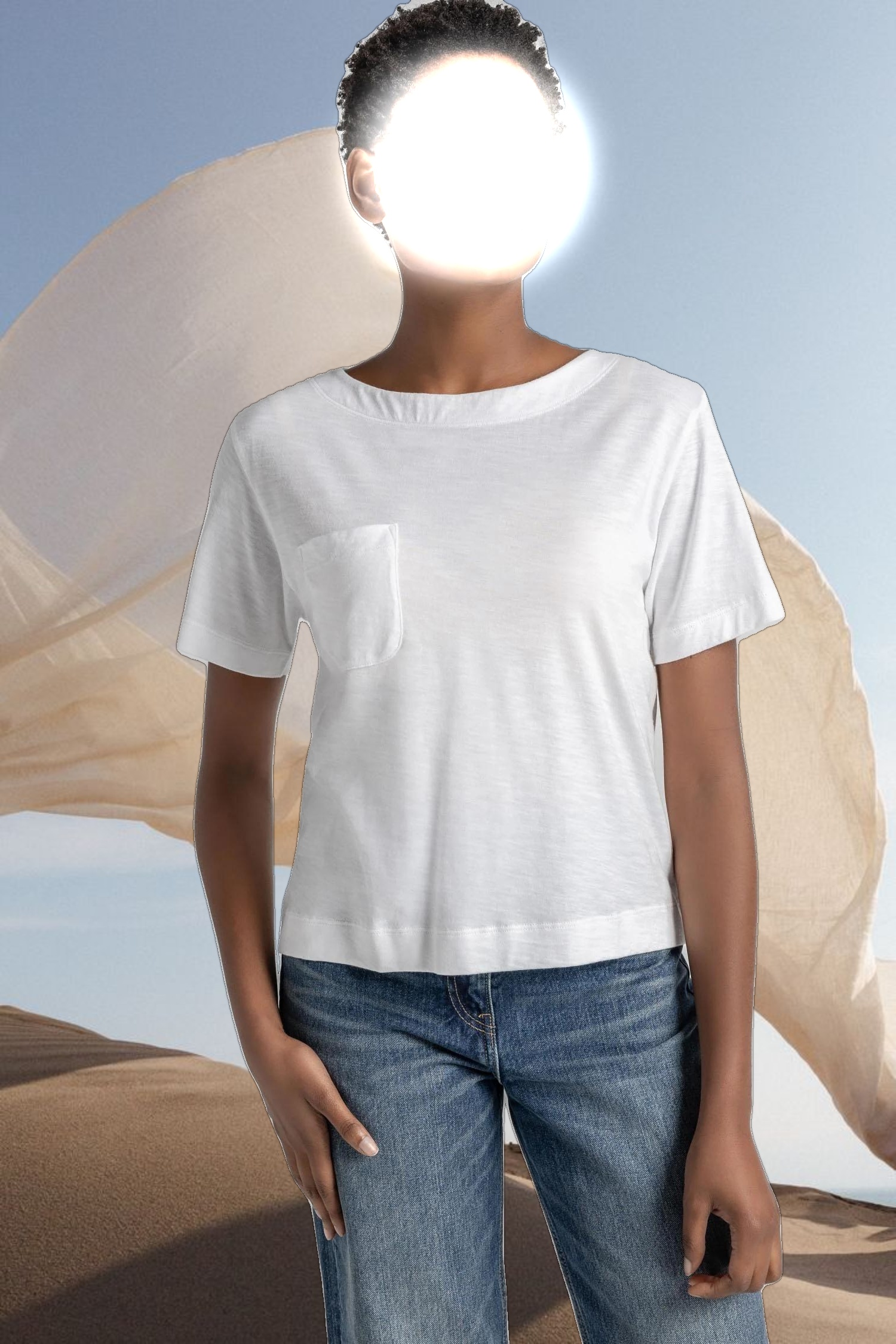 Easy Short Sleeve Pocket Tee