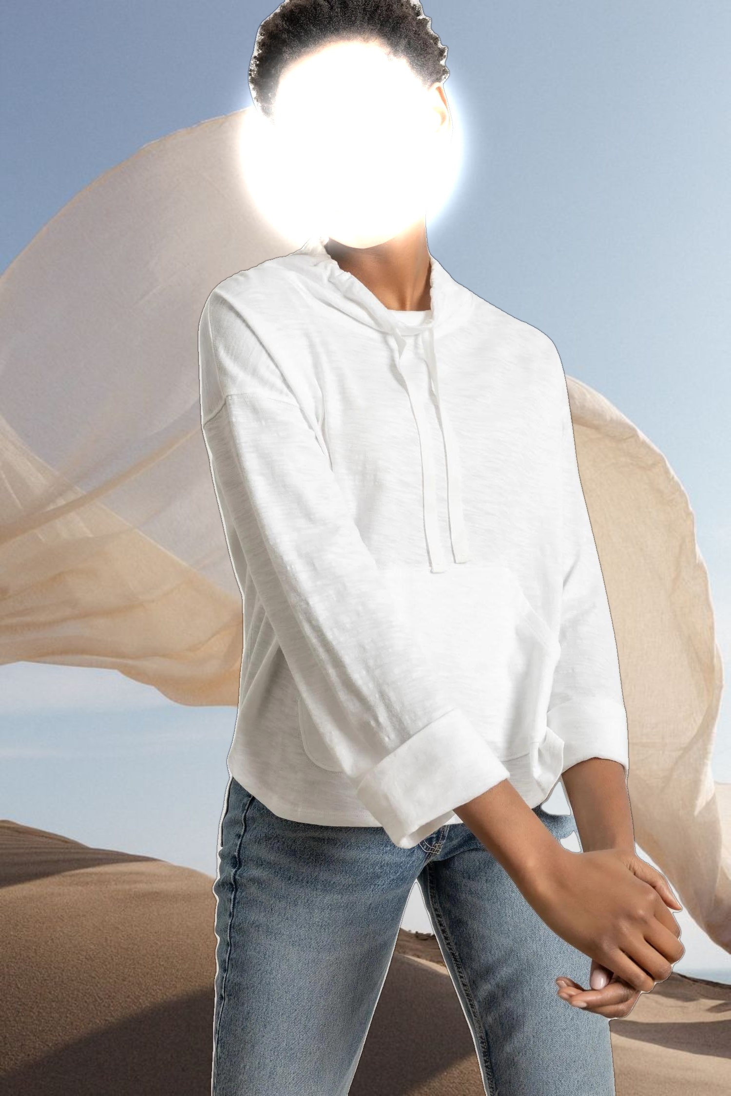 Drawstring Neck Pullover