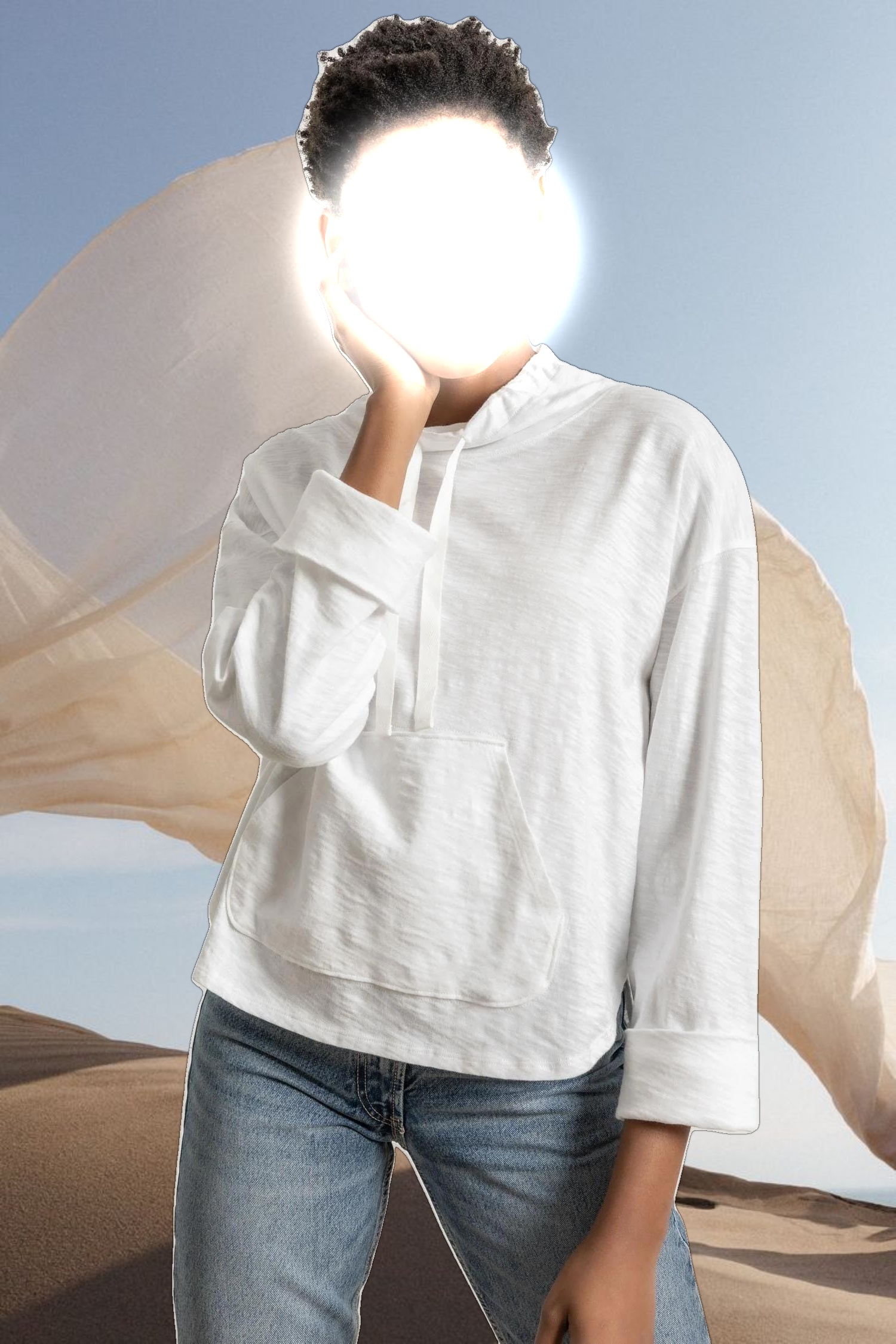 Drawstring Neck Pullover