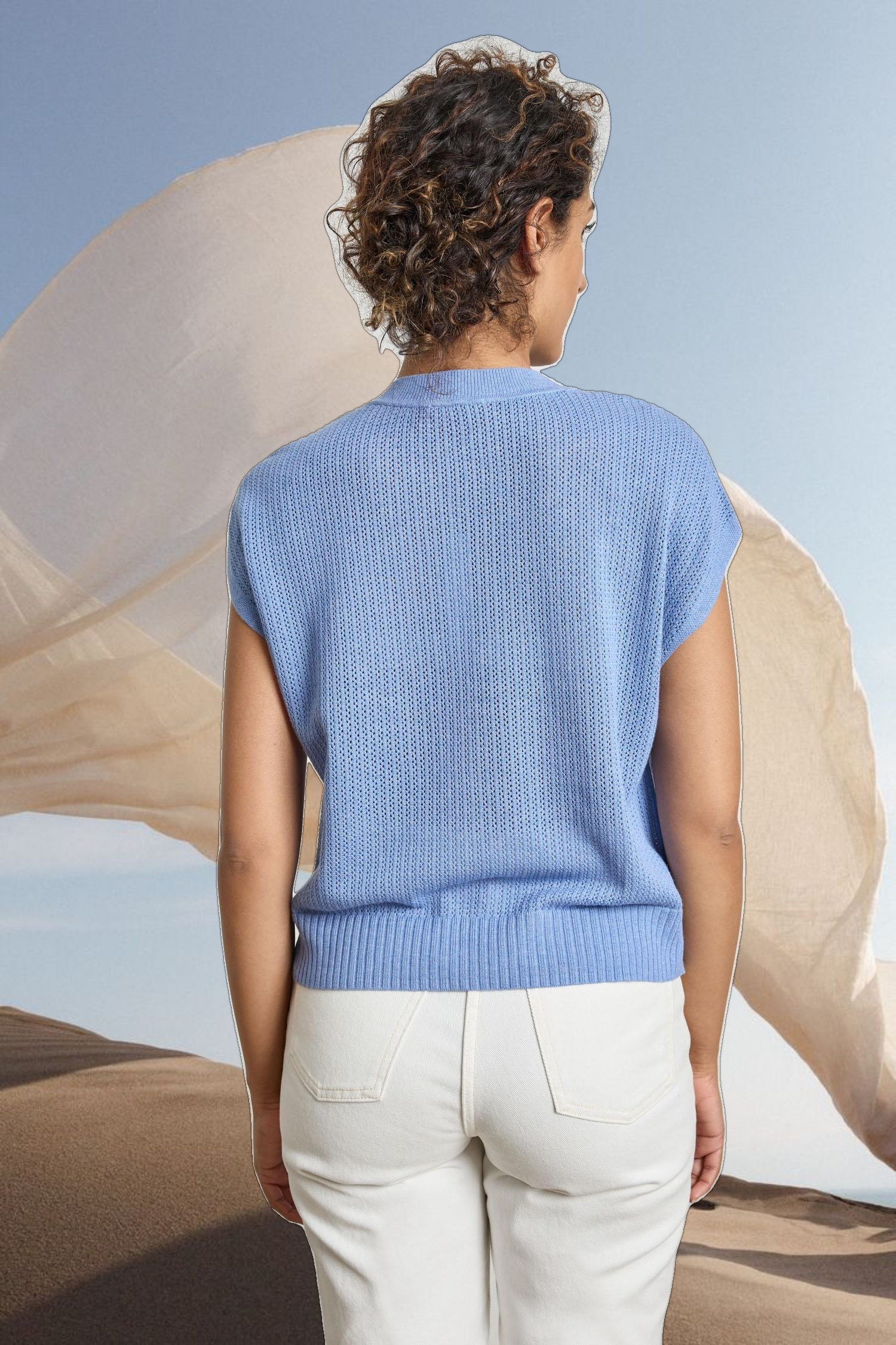 Short Sleeve Crewneck Sweater