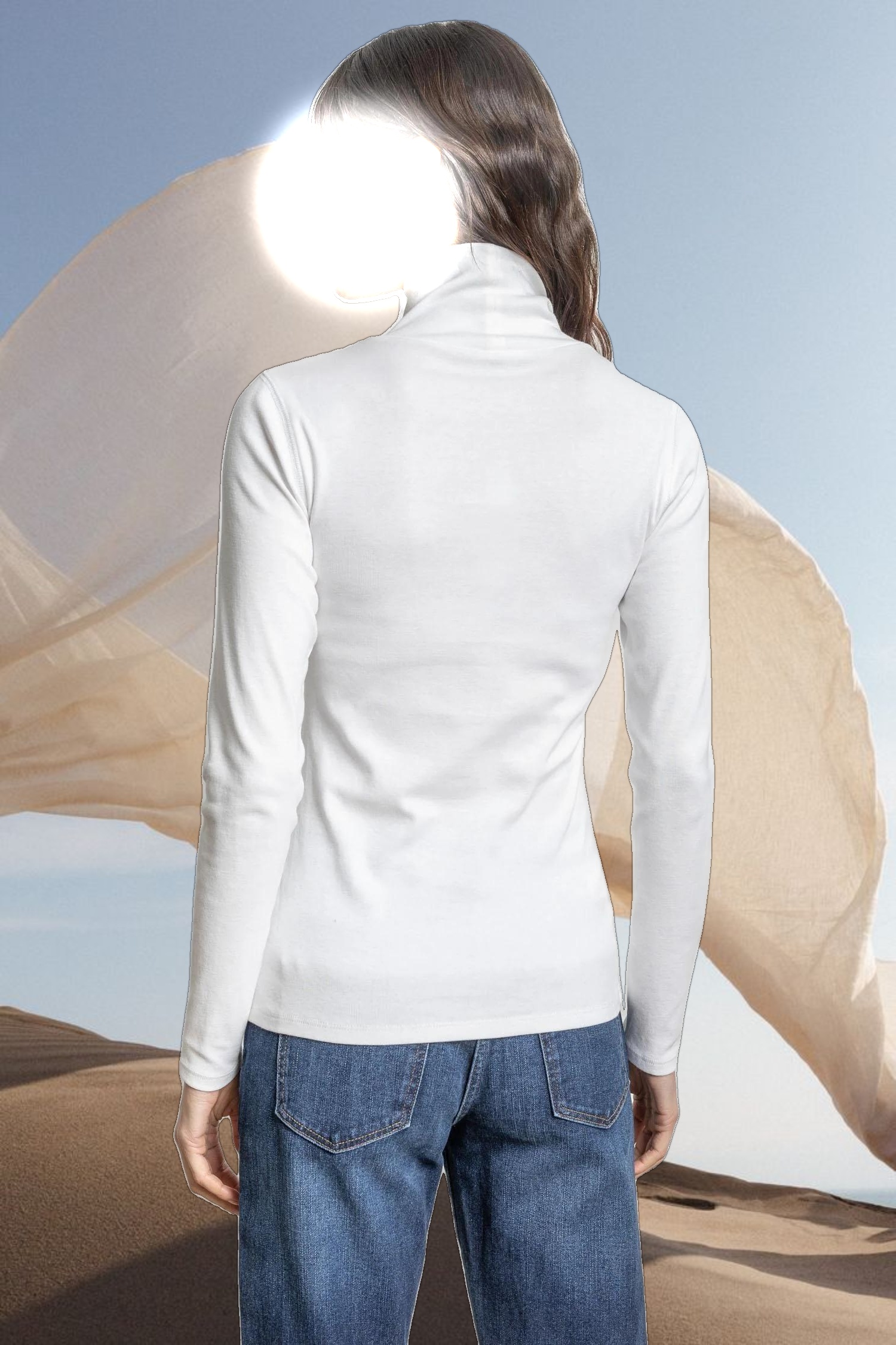 Long Sleeve Turtleneck Tee