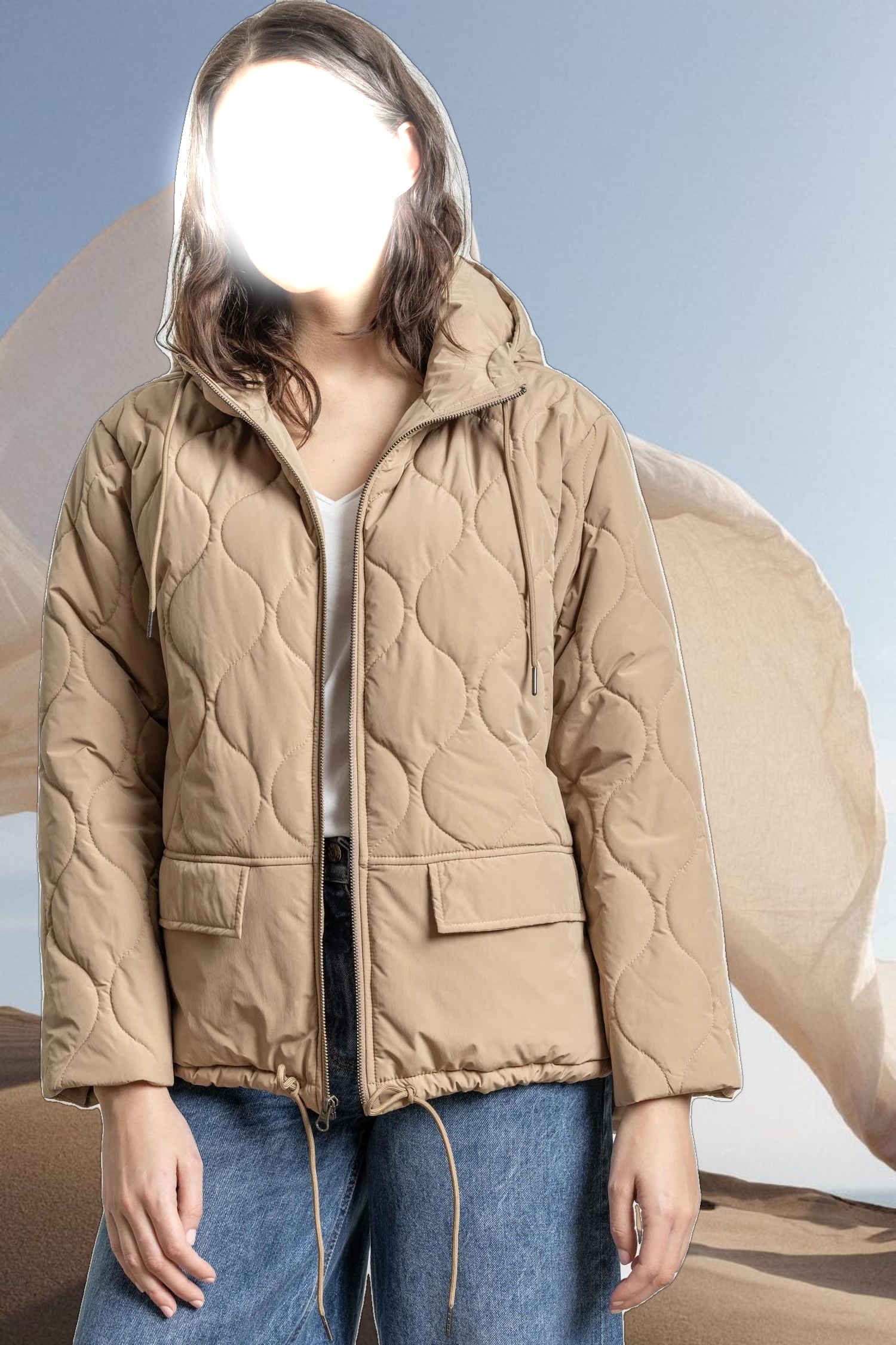 Nylon Quilted Jacket