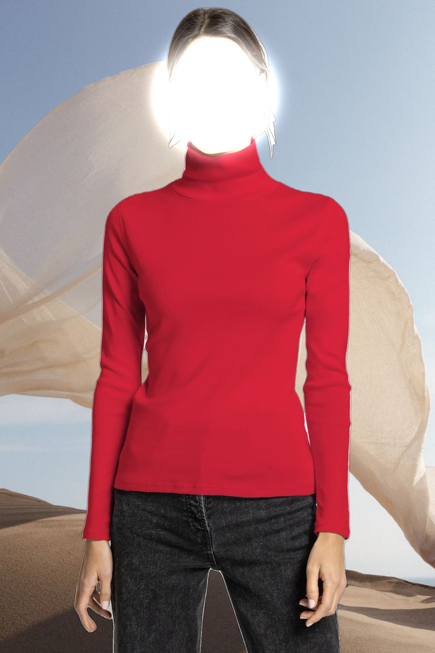 Long Sleeve Turtleneck Tee