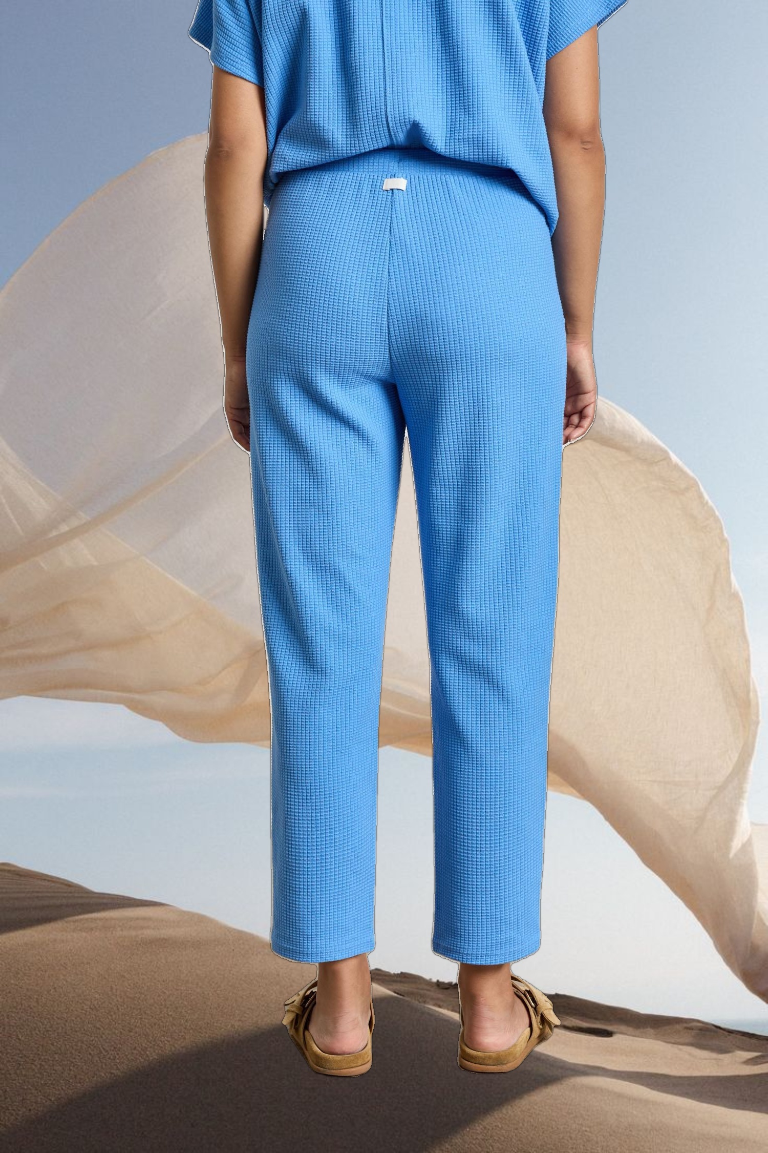 Drawcord Waffle Pant