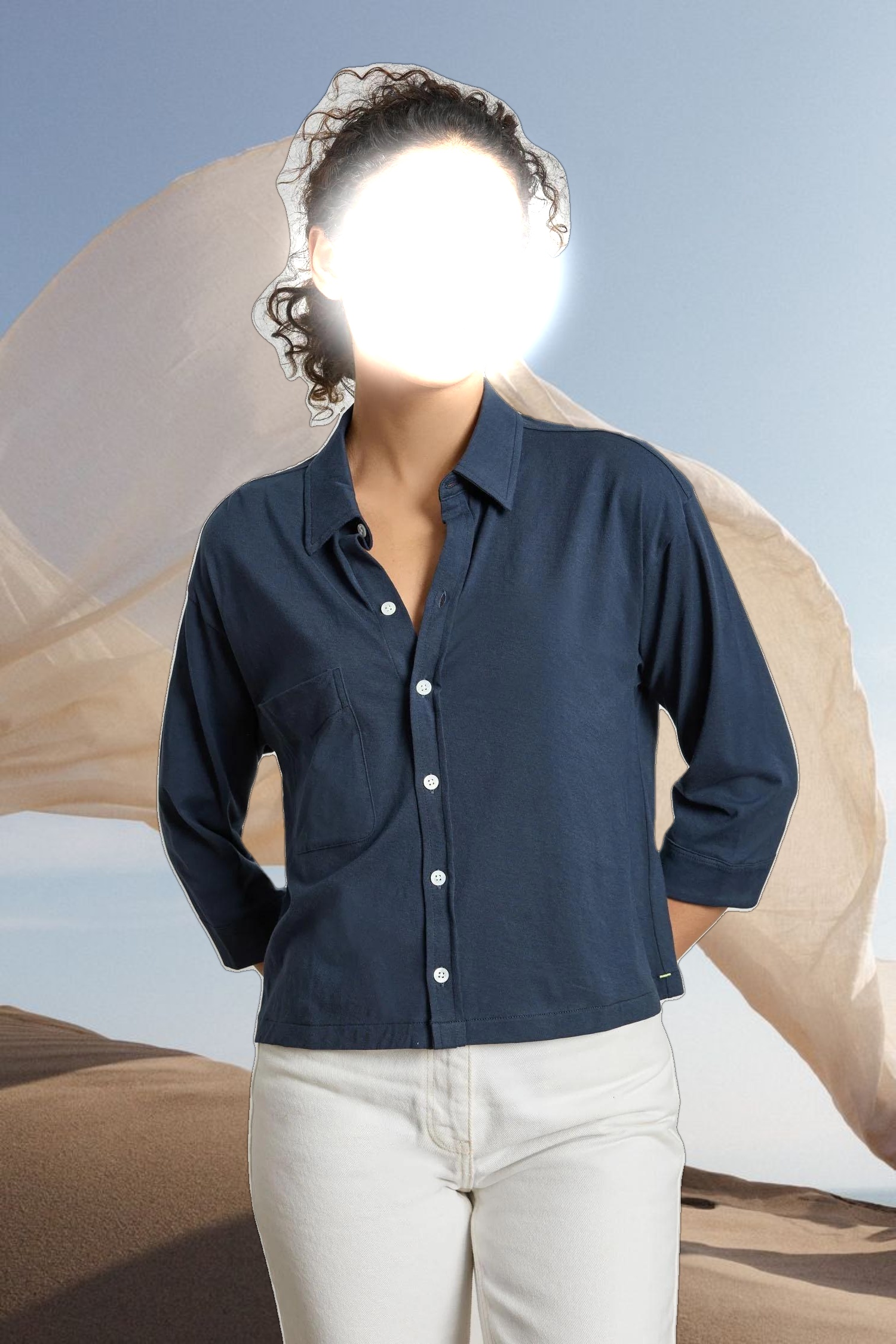 Easy Button Down Tee