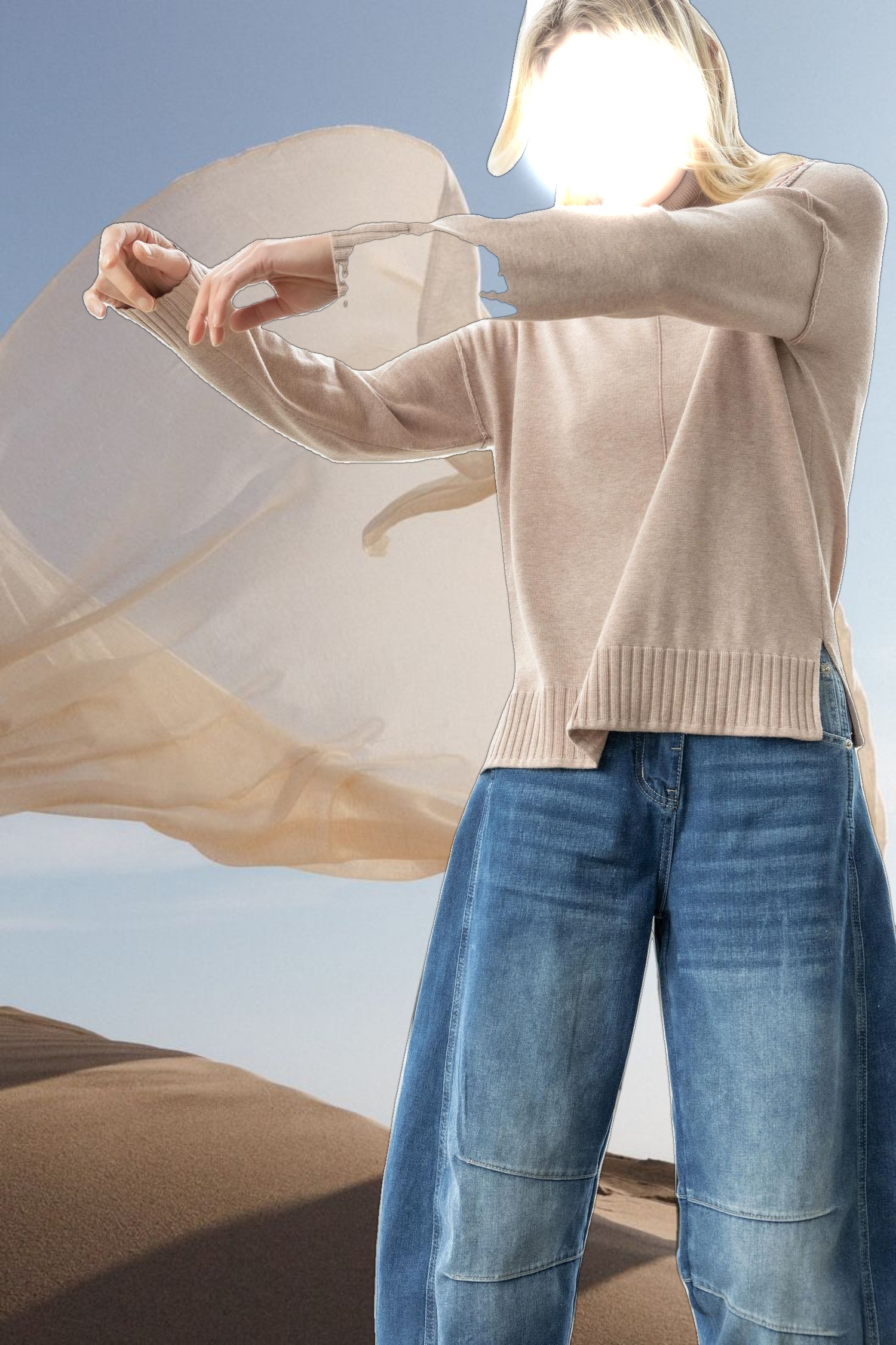 Relaxed Turtleneck Sweater