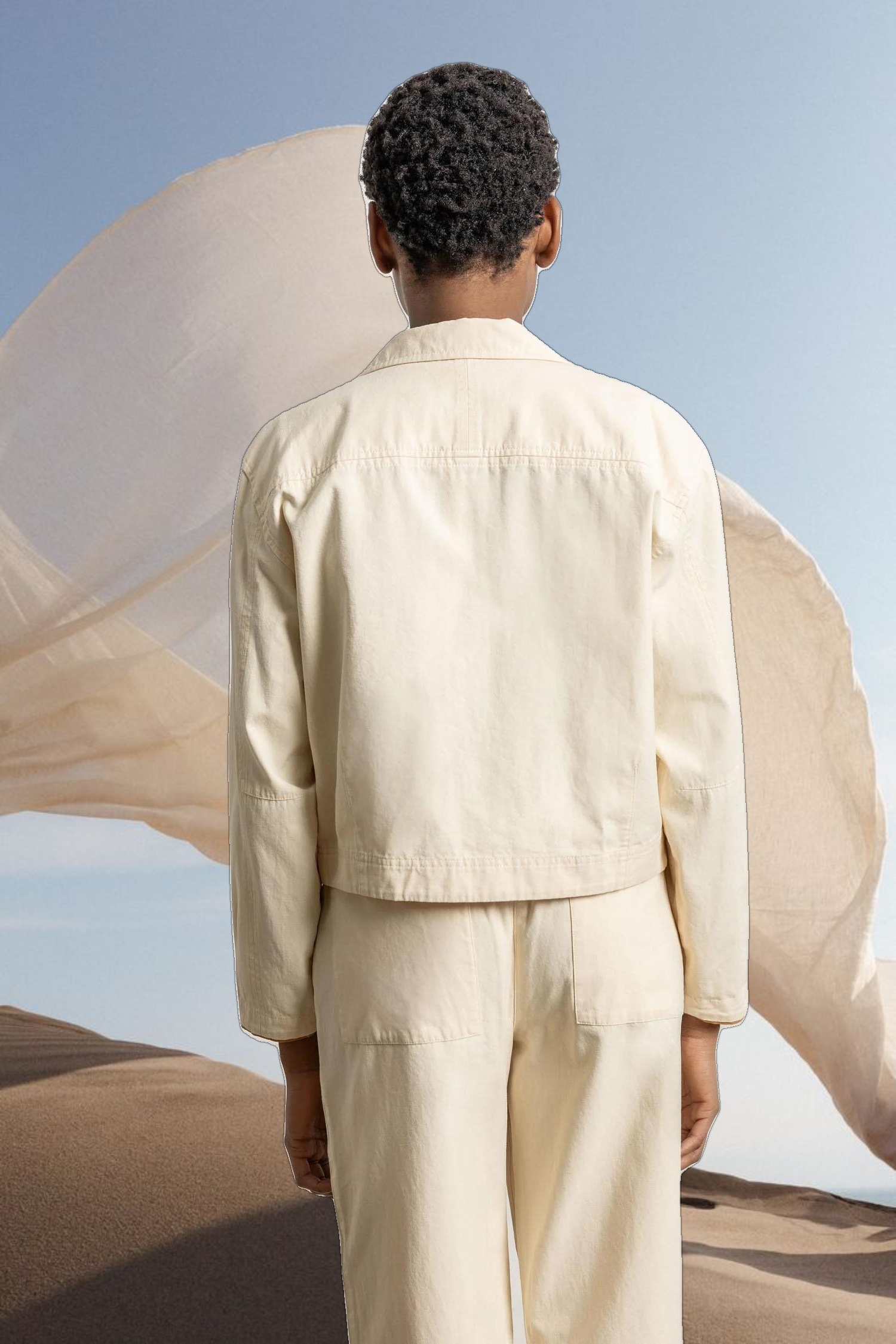 Contrast Trim Jacket