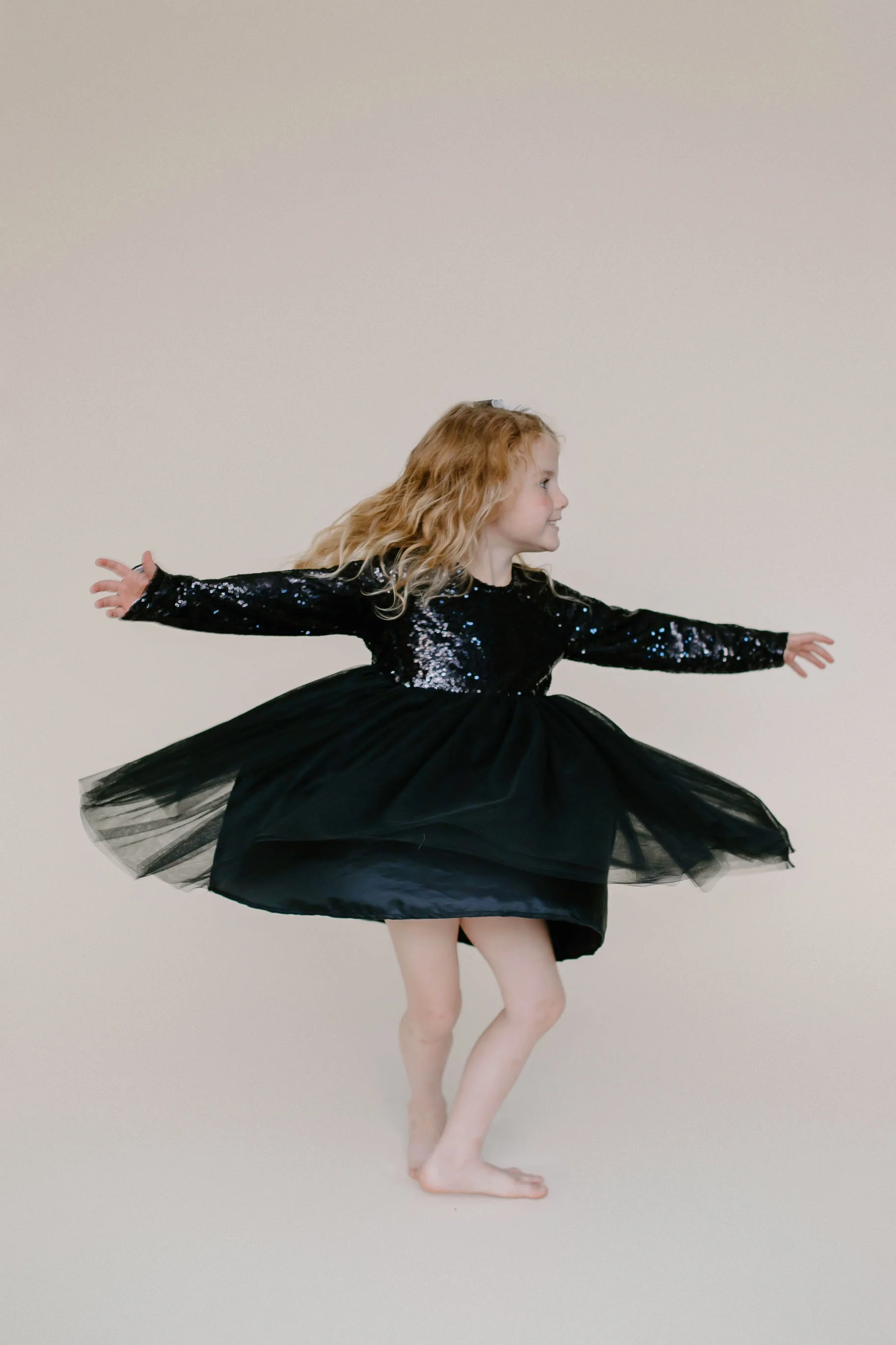 BLACK SPARKLE TUTU DRESS