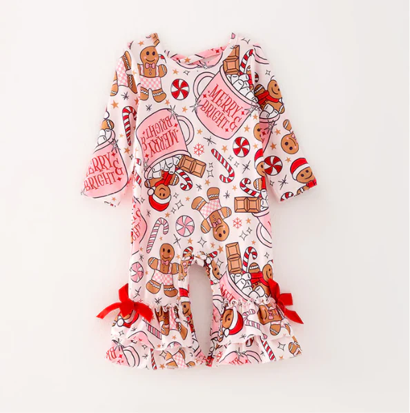 CHRISTMAS GINGERBREAD ROMPER