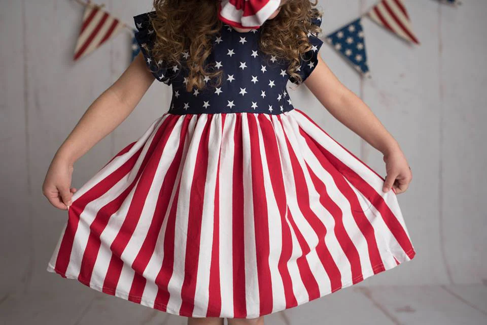 PATRIOTIC STARS AND STRIPES DRESS PRESALE