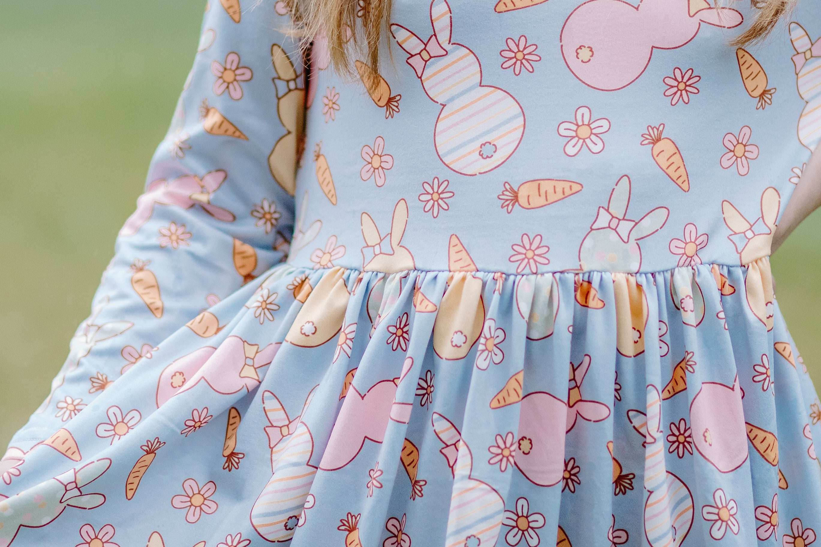 EASTER BUNNY RUFFLE DRESS