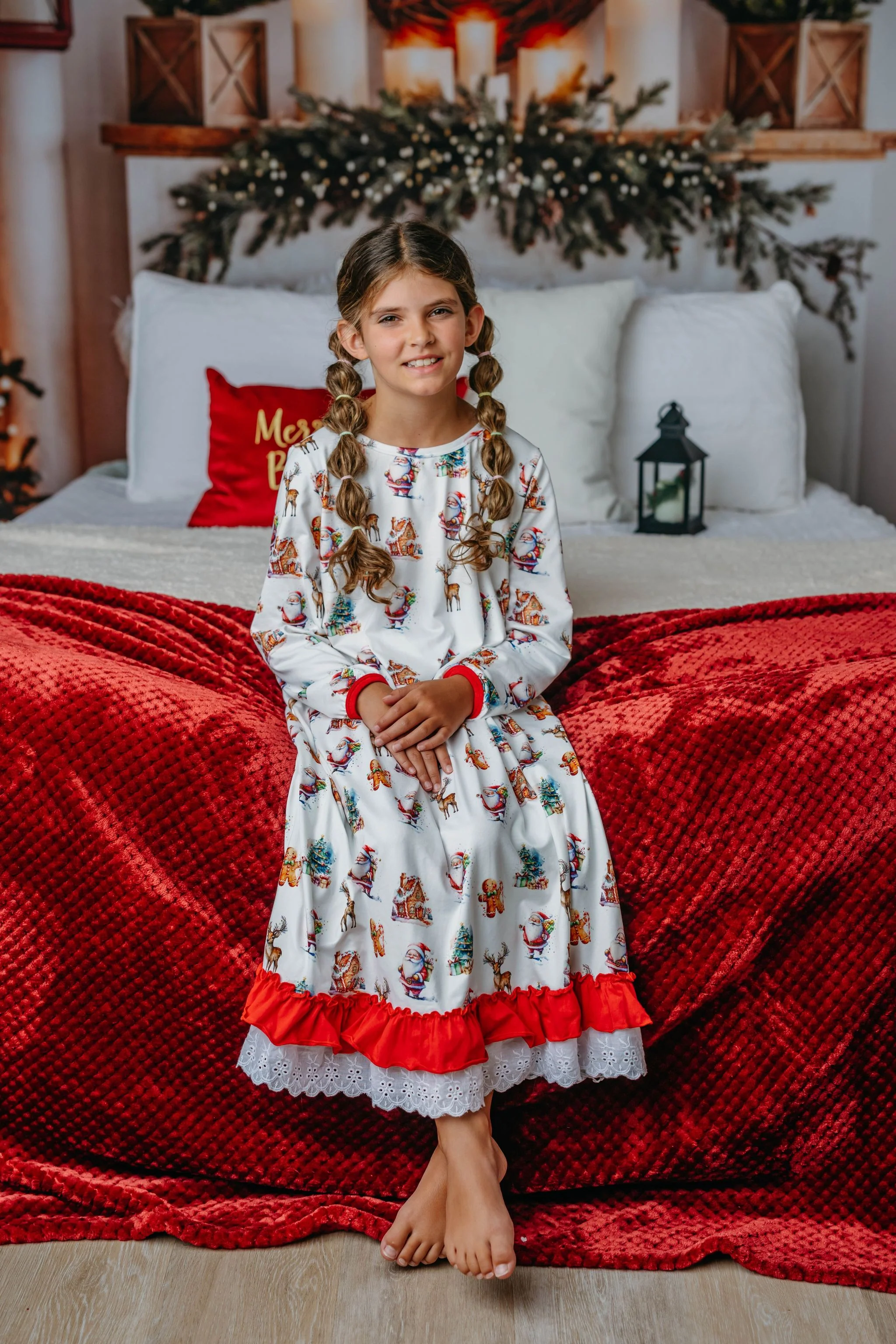 WHITE CHRISTMAS GOWN