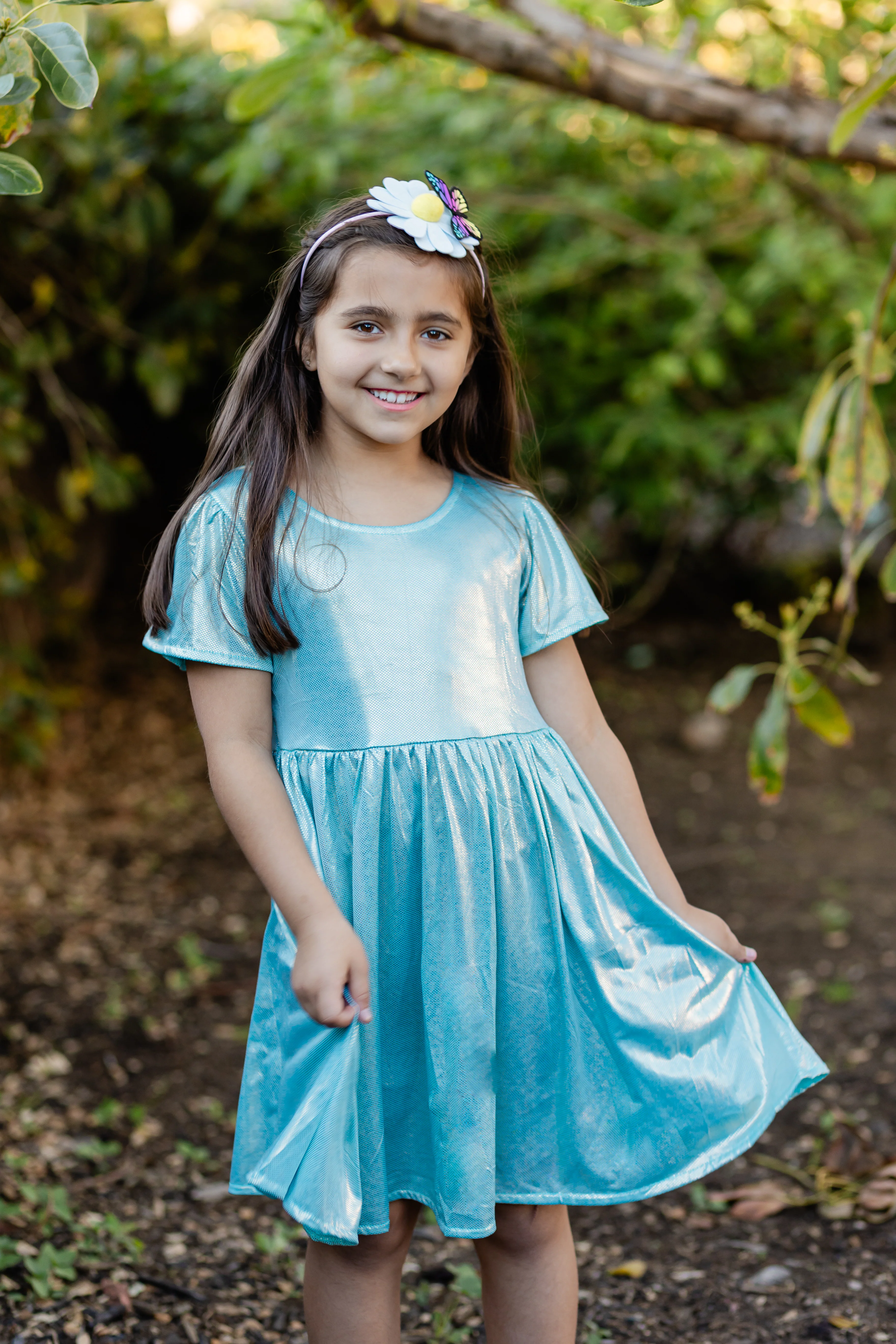 SPRING SHIMMER MINT DRESS