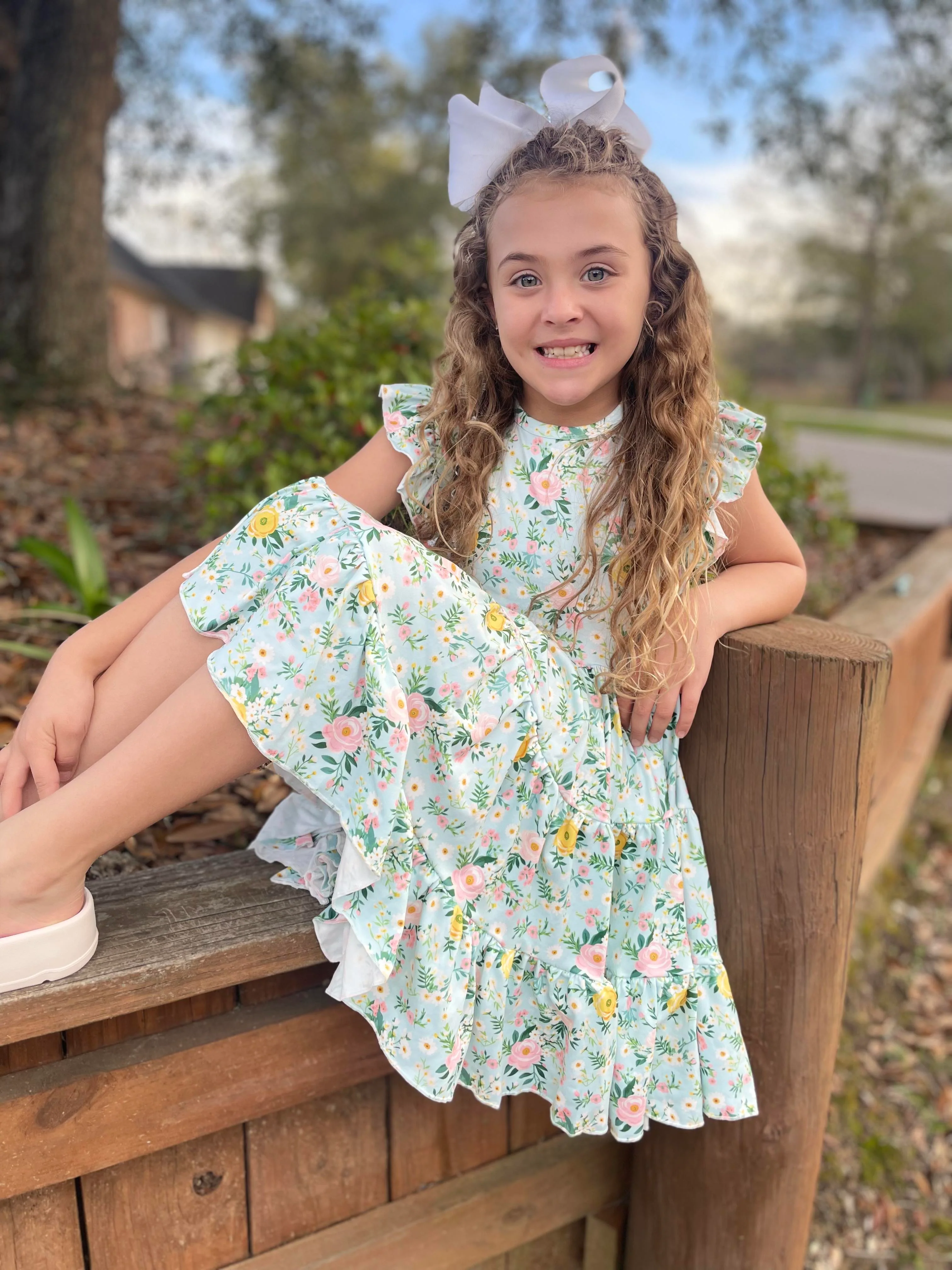 SPRING BLISS FLORAL DRESS