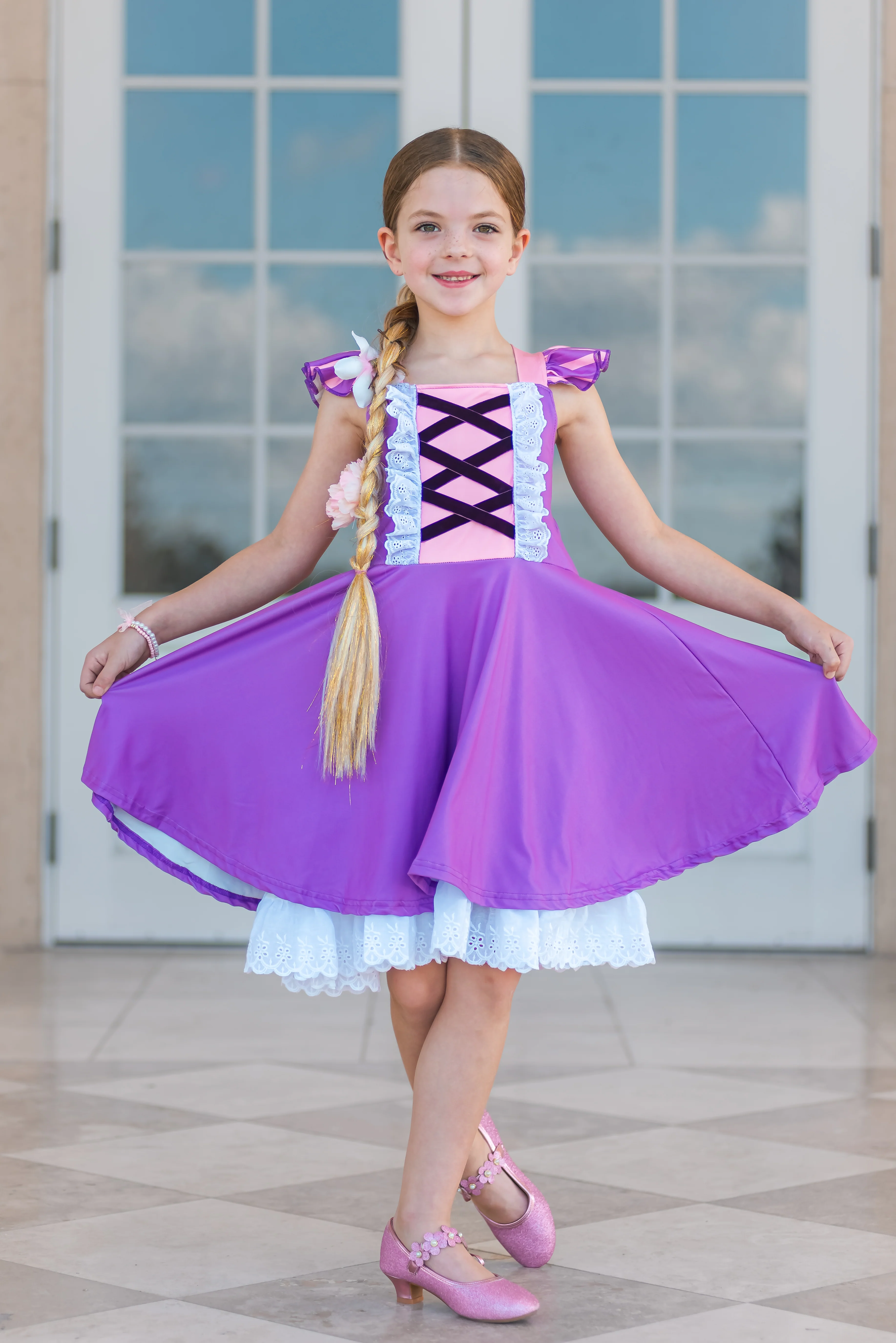 PRINCESS PURPLE TWIRLY DRESS PREORDER