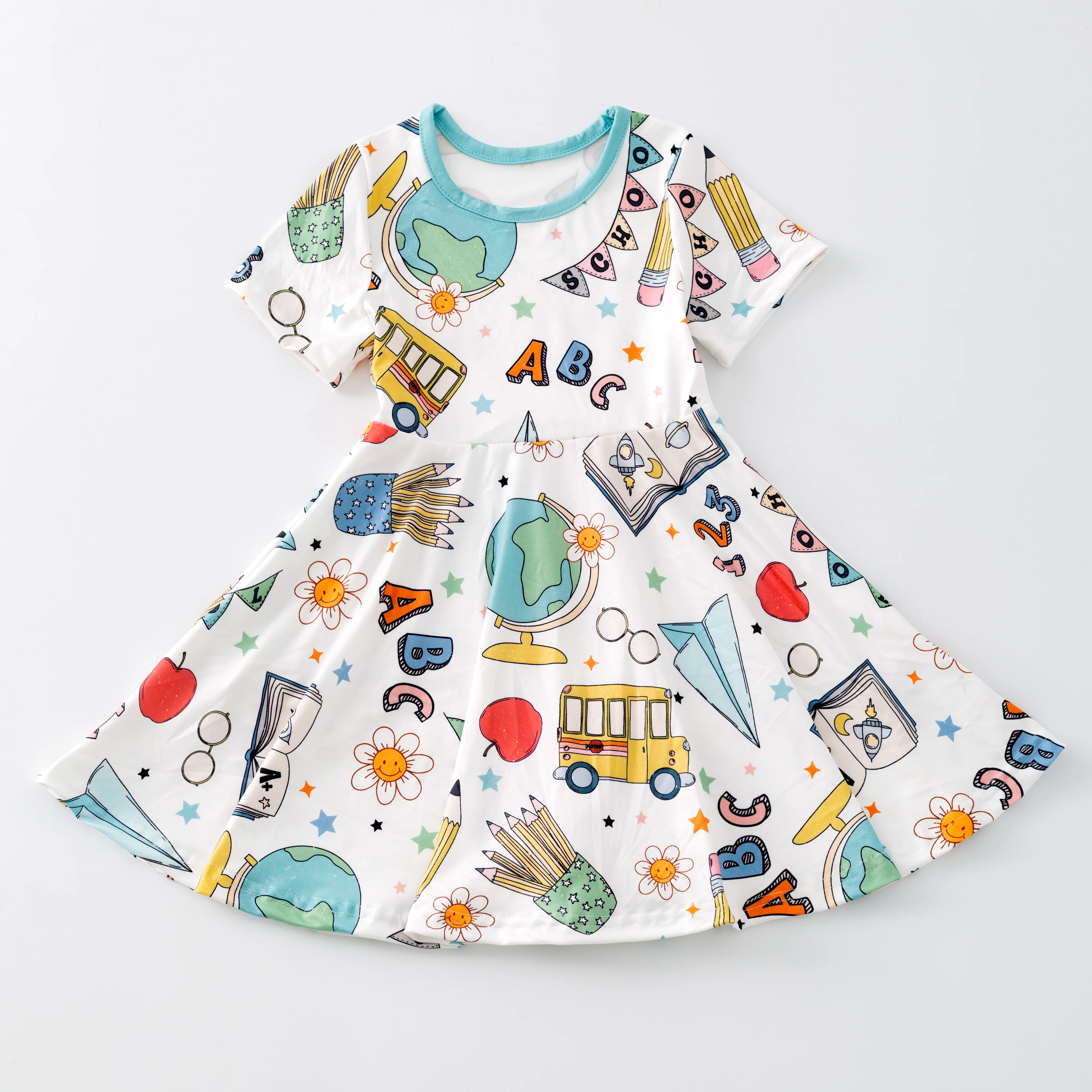 SCHOOL TWIRL DRESS WITH POCKETS