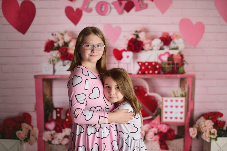 LILLY VALENTINE HEARTS DRESS - PINK