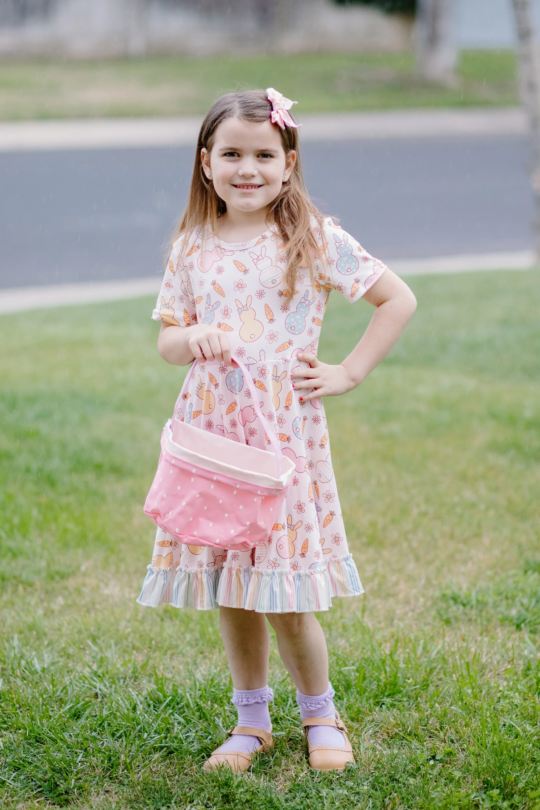 EASTER BUNNY RUFFLE DRESS